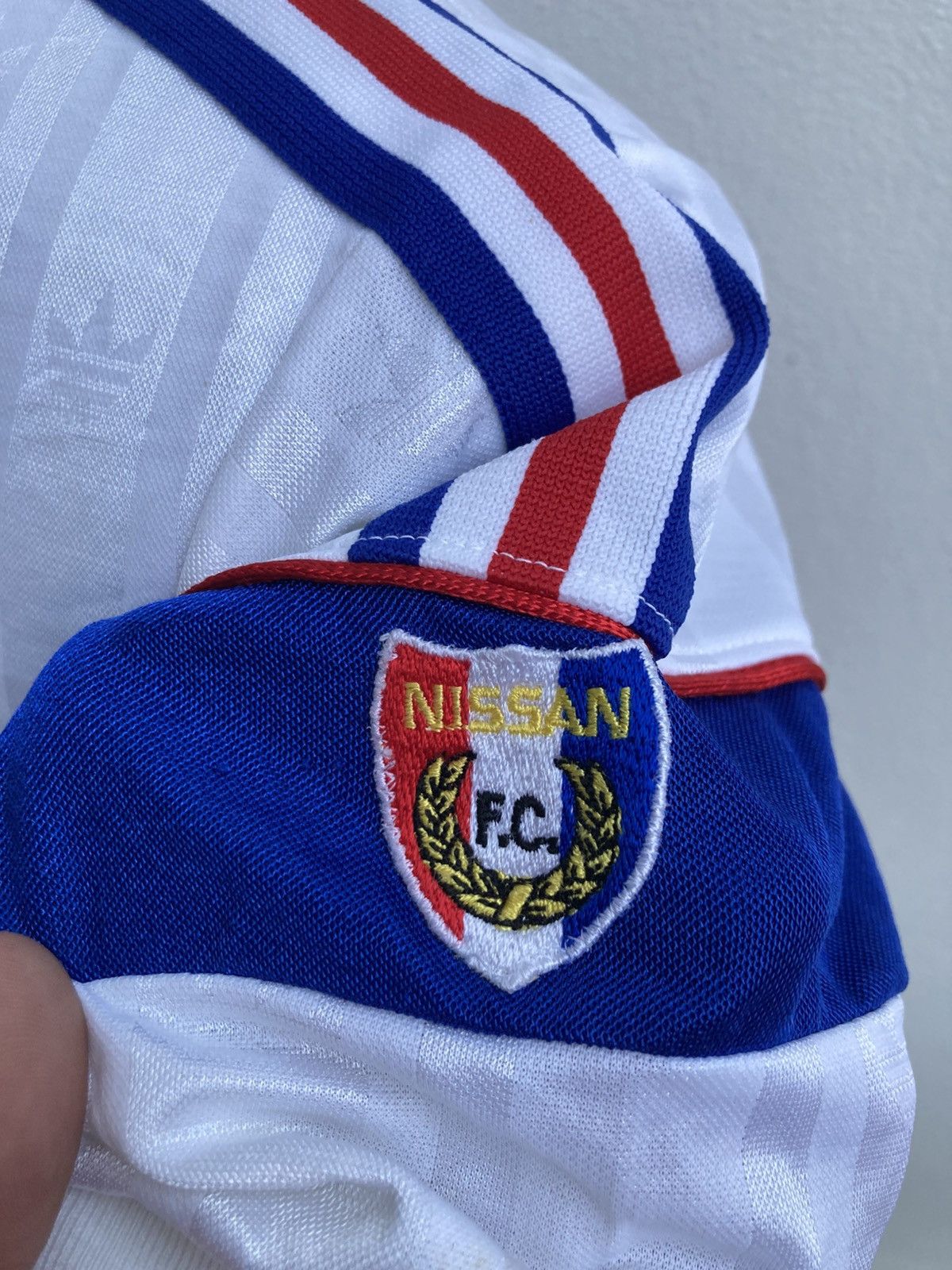 Adidas Vintage Matchworn Adidas Yokohama Marinos JLeague Jersey 89’ Size US L / EU 52-54 / 3 - 4 Thumbnail