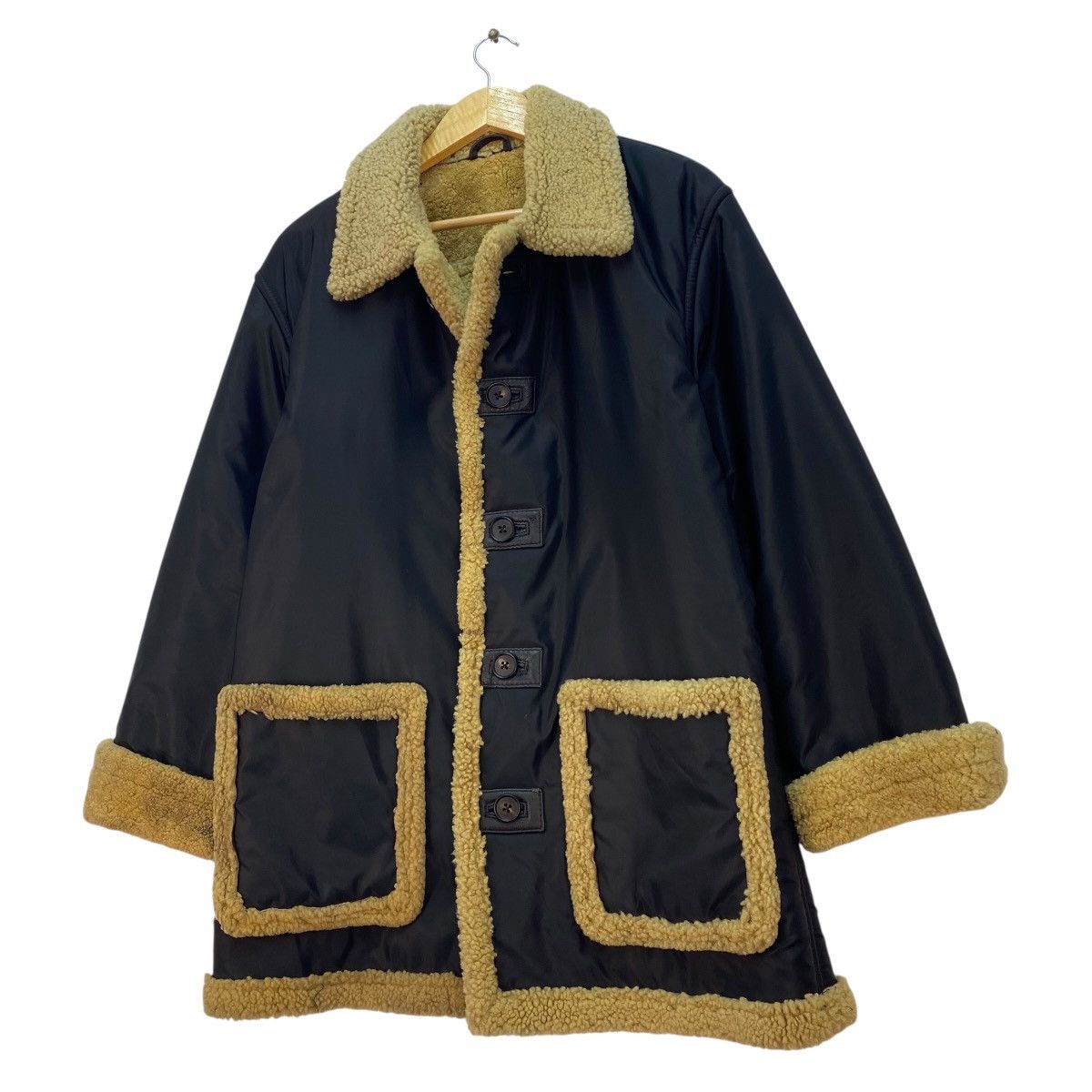 ABAHOUSE 💥Vintage Japanese Brand Abah House Shearling Jacket Size US M / EU 48-50 / 2 - 3 Thumbnail
