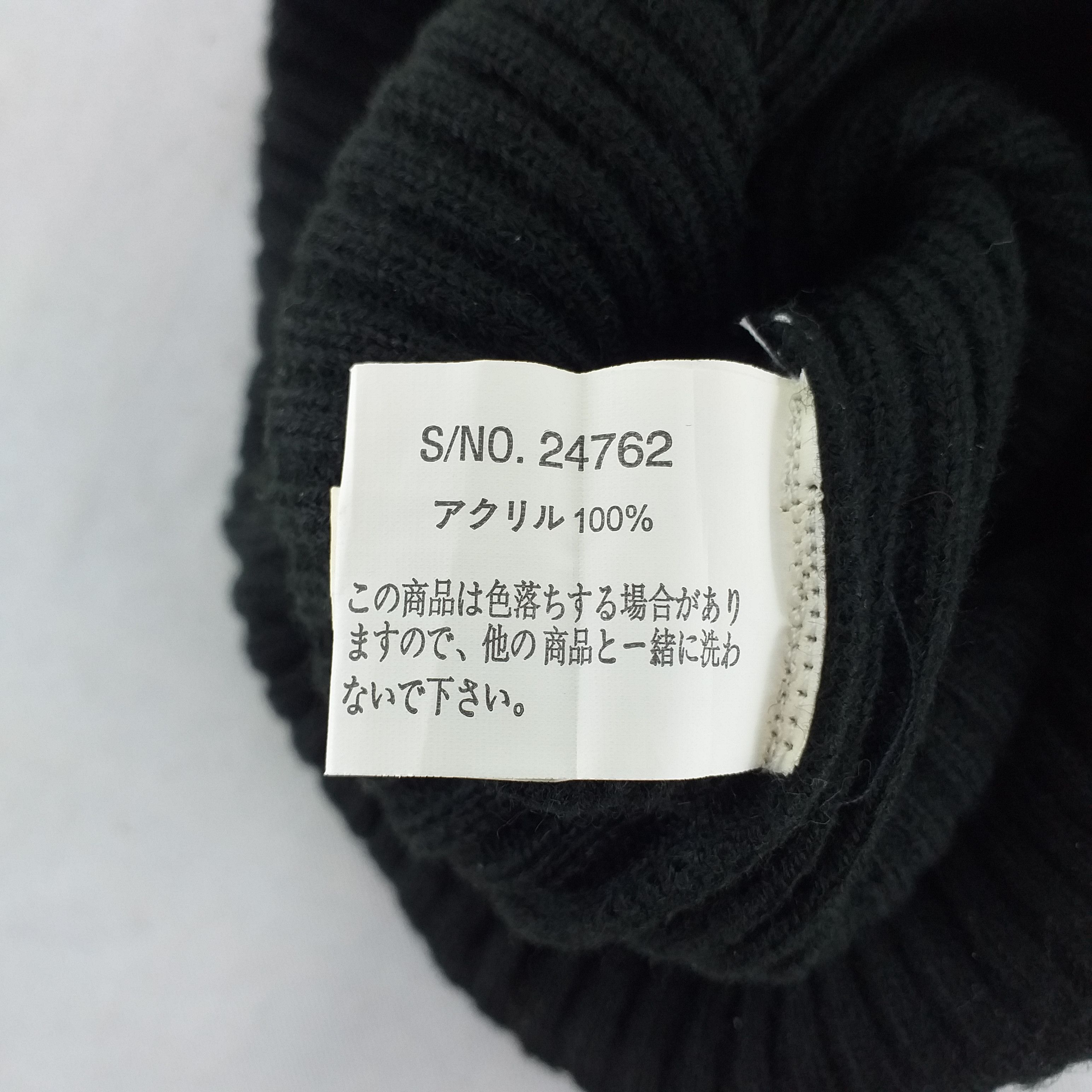 Japanese Brand Plain Embroidery Snow Cap Hat Beanie -BN458 Size ONE SIZE - 4 Thumbnail