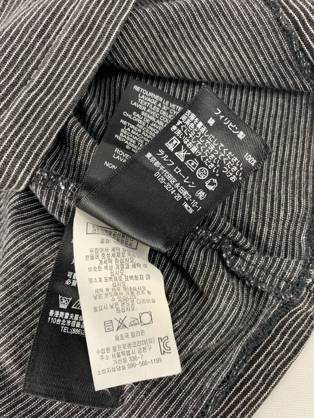 Ralph Lauren Double RRL Ralph Lauren Crewneck Single Pocket Striped Tee Size US S / EU 44-46 / 1 - 8 Thumbnail