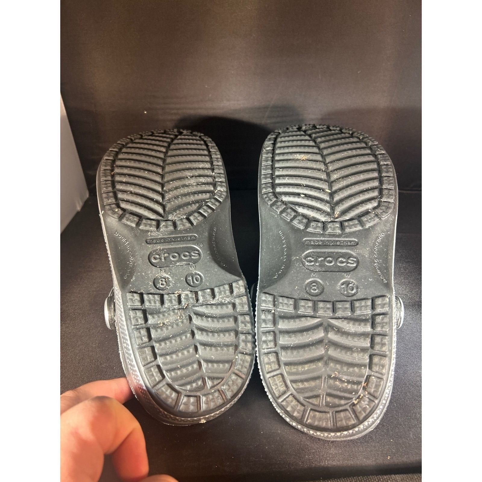 Crocs Crocs Classic Clogs Slides Shoes Gray Slip On Comfort Casual Size US 8 / EU 41 - 3 Thumbnail