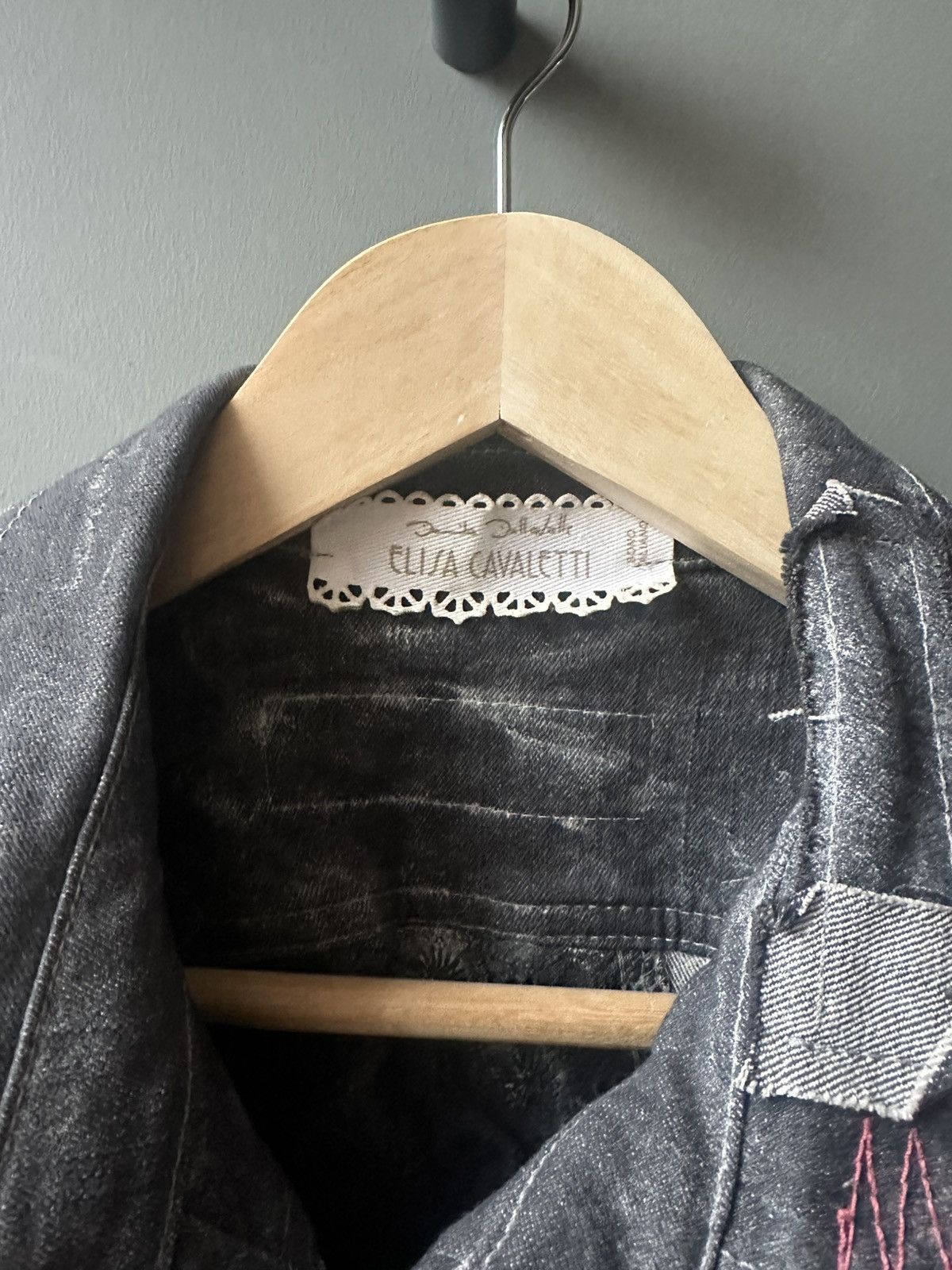 Elisa Cavaletti Elisa Cavaletti Bleached Avant Garde Jacket Y2K Size M / US 6-8 / IT 42-44 - 3 Thumbnail
