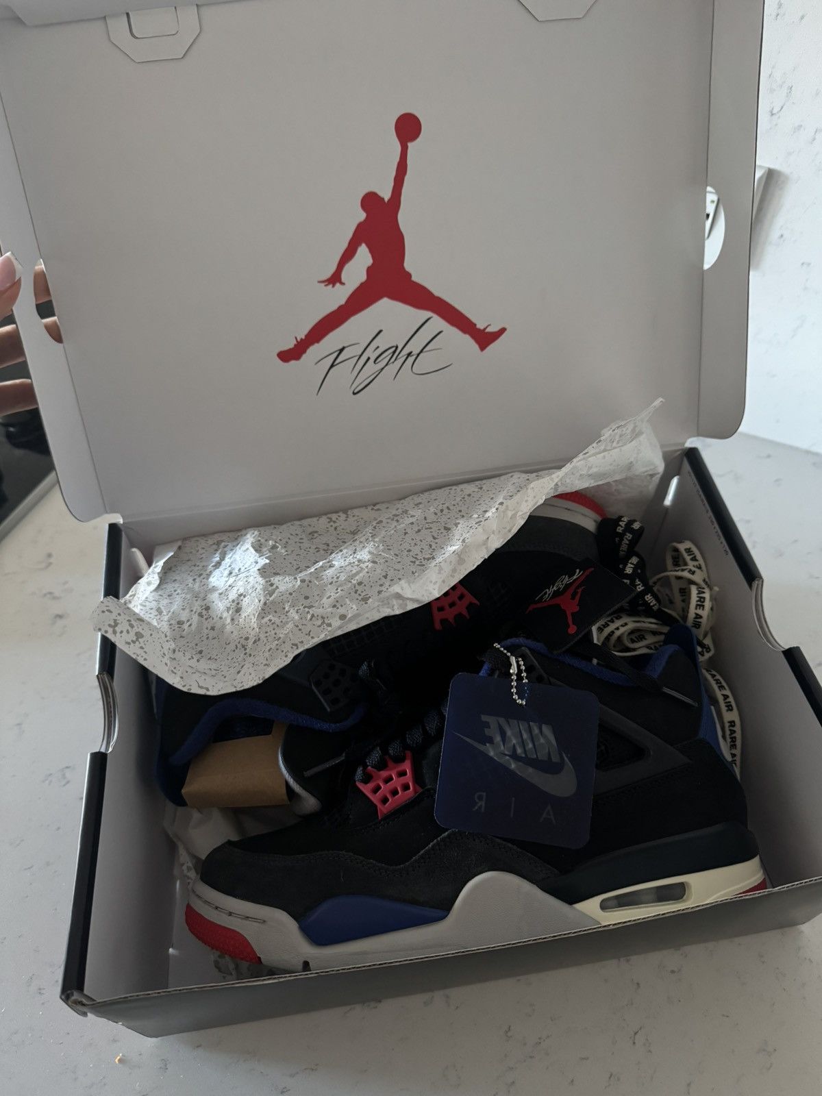 Jordan Brand Jordan 4 Air Rare (gold lettering) Size US 7.5 / EU 40-41 - 5 Thumbnail