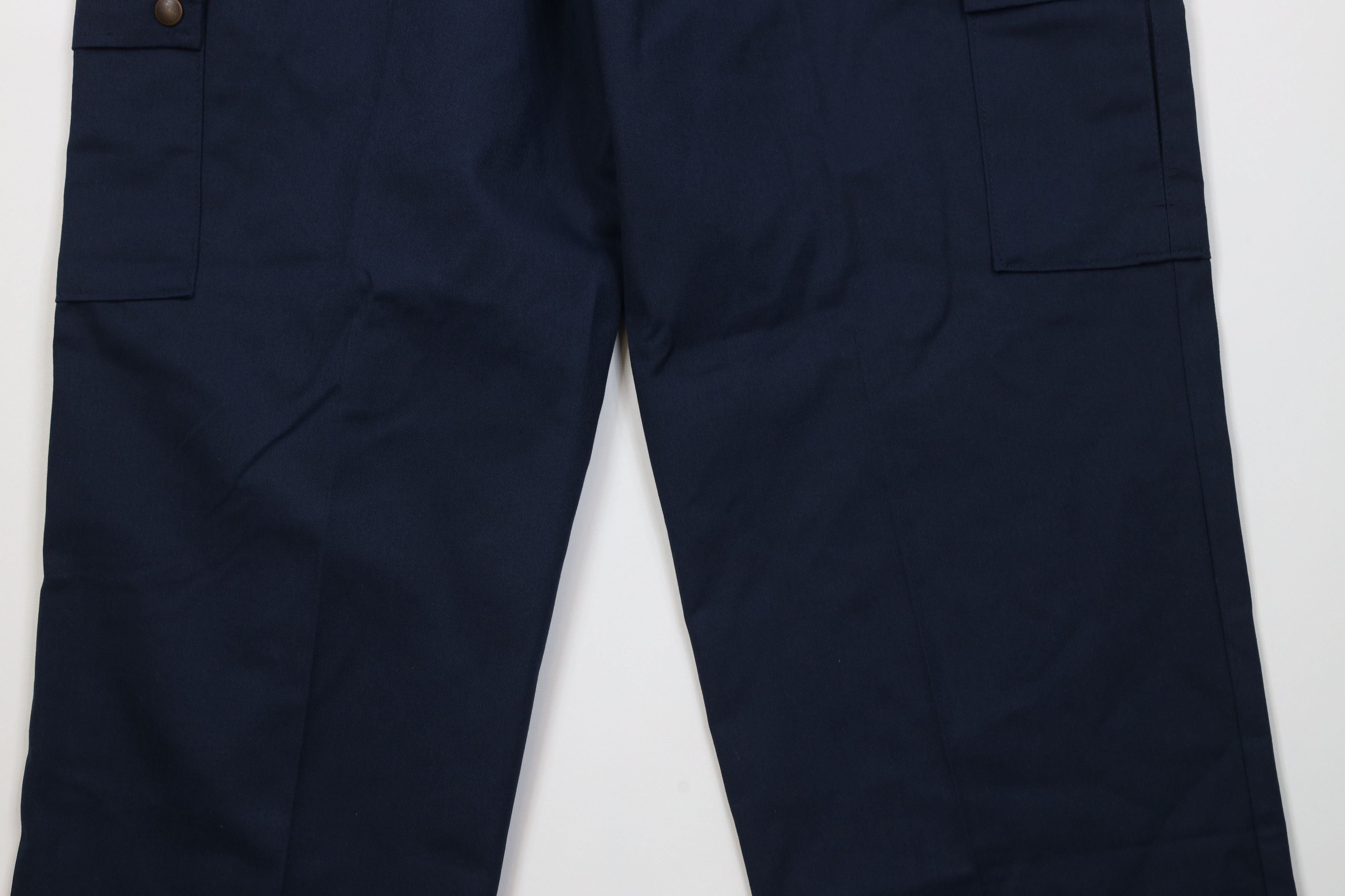 Vintage Vinage 90s Y2K Streetwear Wide Leg Cargo Pants Navy Blue Size US 38 / EU 54 - 10 Thumbnail