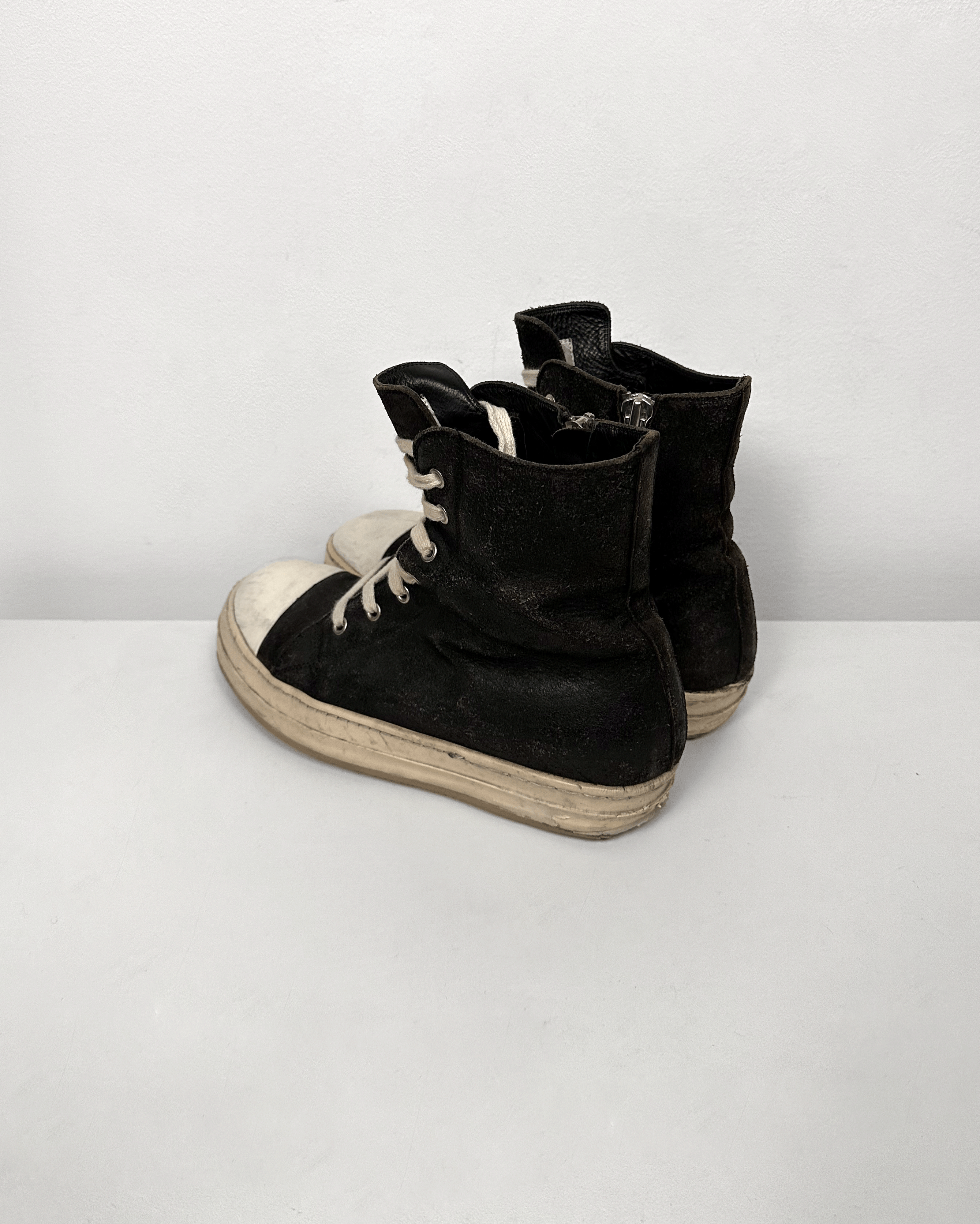 Rick Owens Rick Owens Reverse Leather High Ramones Size US 8 / EU 41 - 2 Thumbnail