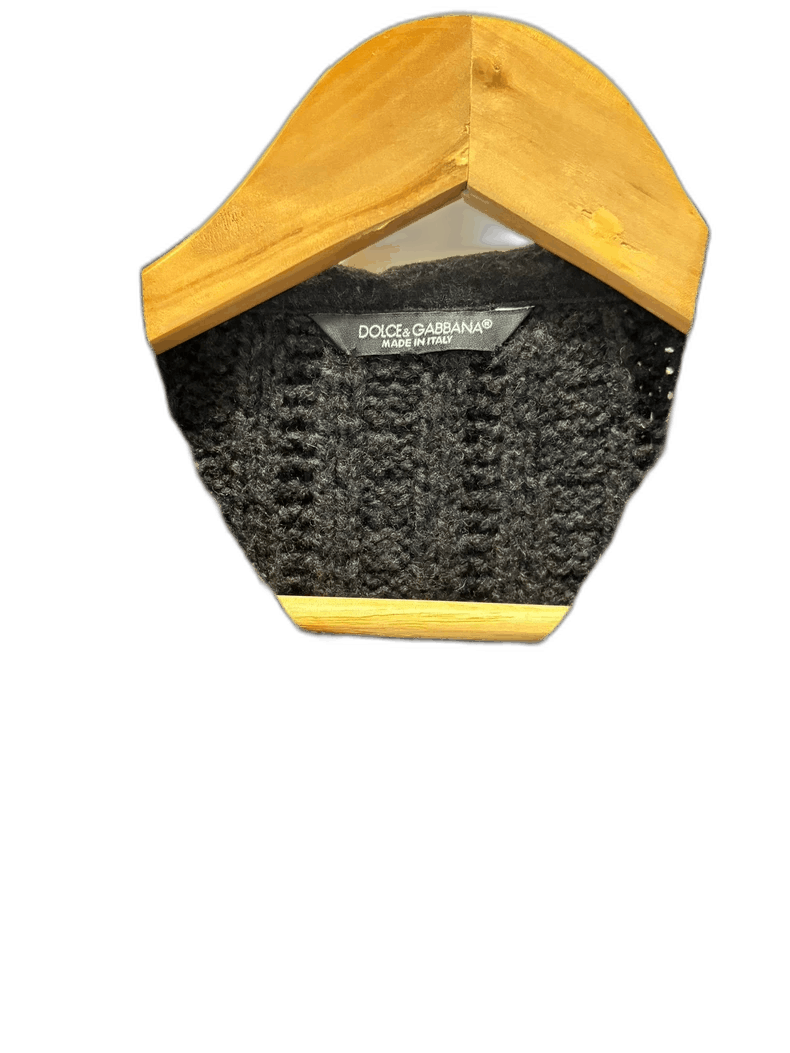 Dolce & Gabbana black wool sweater by dolce & gabbana Size US L / EU 52-54 / 3 - 1 Thumbnail