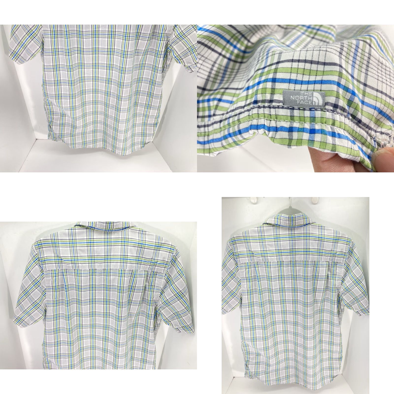 The North Face The North Face Camp Shirt Men M Green Check Button Short Sleeve Casual Regular Slim Fit Size US M / EU 48-50 / 2 - 8 Thumbnail