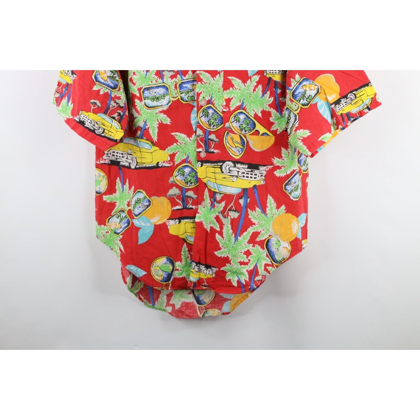 Vintage Vintage 90s Streetwear Hot Rod Beach Hawaiian Button Shirt Size US M / EU 48-50 / 2 - 3 Thumbnail