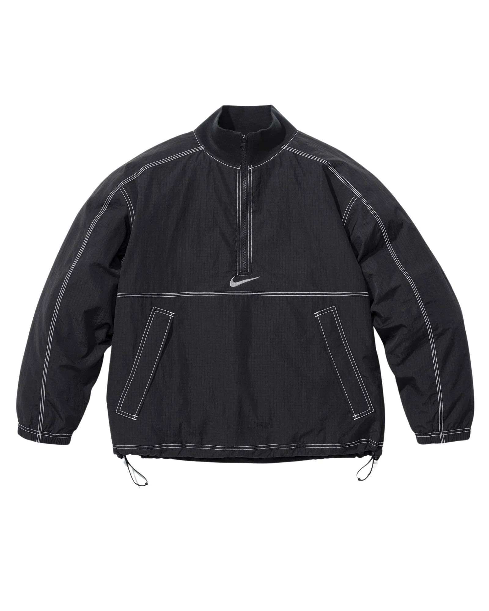 image of Nike Ripstop Pullover in Black, Men's (Size Large)