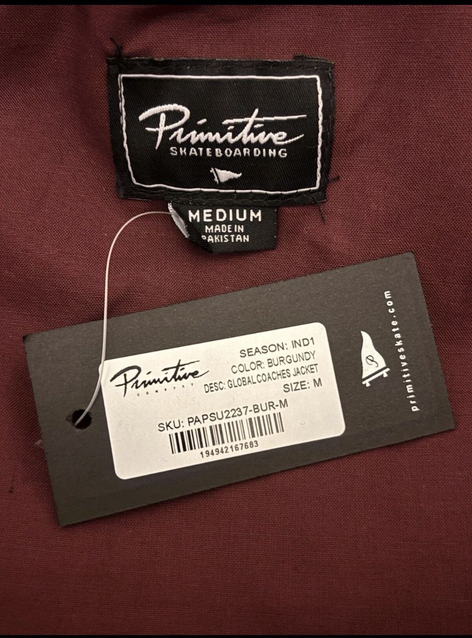 Primitive Primtive x Independent Truck Co. Jacket (Burgundy) Size US M / EU 48-50 / 2 - 3 Thumbnail