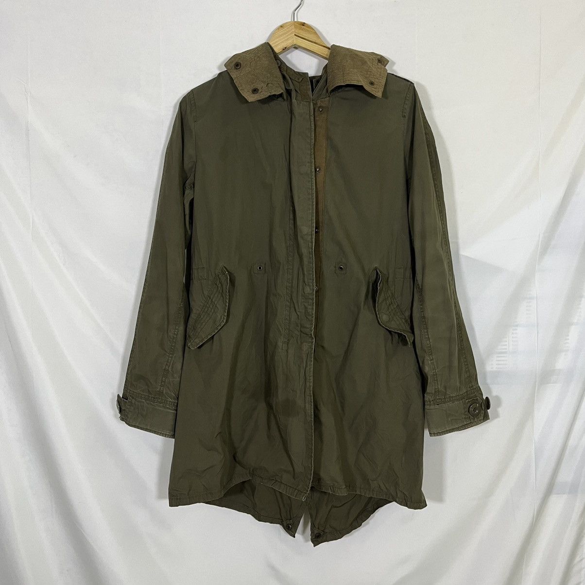Japanese Brand VINTAGE JAPANESE BRAND FISHTAIL PARKA HOODIE Size US L / EU 52-54 / 3 - 1 Thumbnail