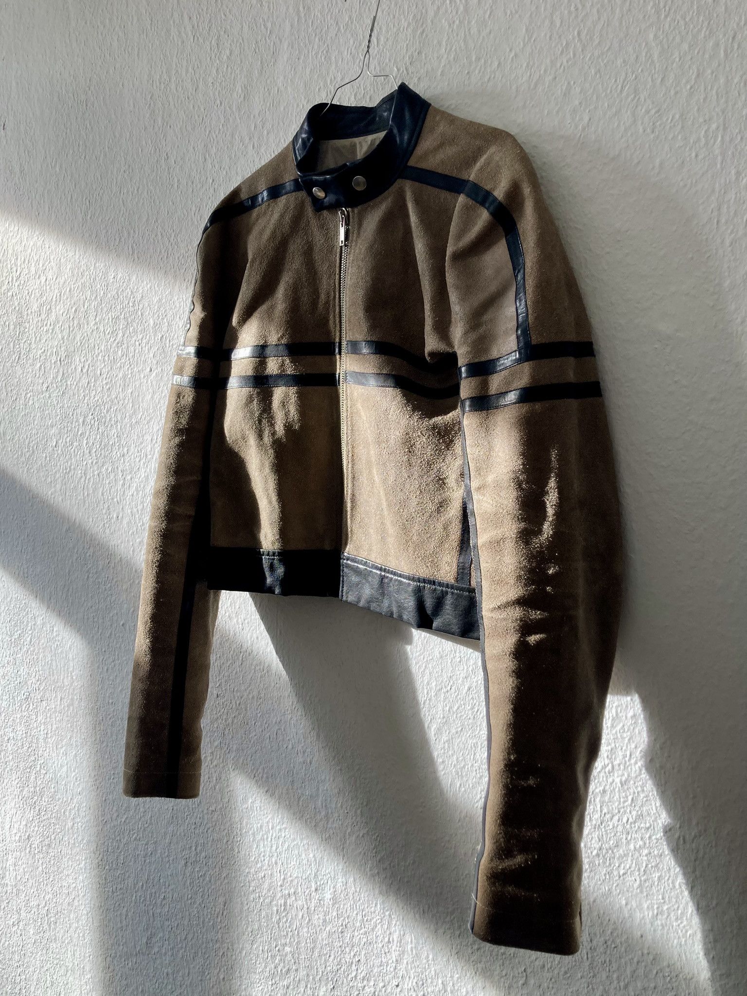 Rick Owens FW12 "MOUNTAIN" Cropped Runway Cow Leather Jacket Rick Owens Size US L / EU 52-54 / 3 - 4 Thumbnail