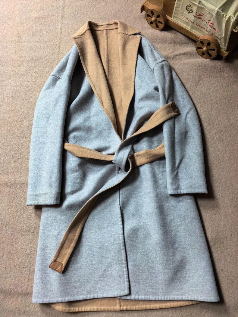 Loro Piana Loro Piana Long Double-Faced Cashmere Coat- Size US M / EU 48-50 / 2 - 1 Thumbnail