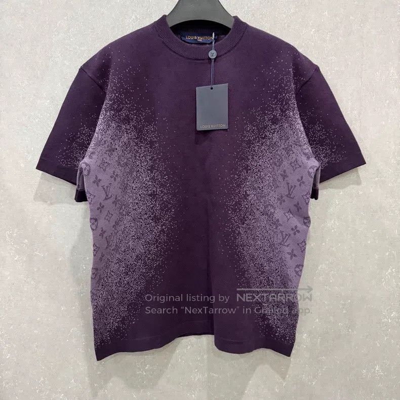 Louis Vuitton Louis Vuitton Jacquard short sleeve round neck short sleev Size US S / EU 44-46 / 1 - 1 Thumbnail
