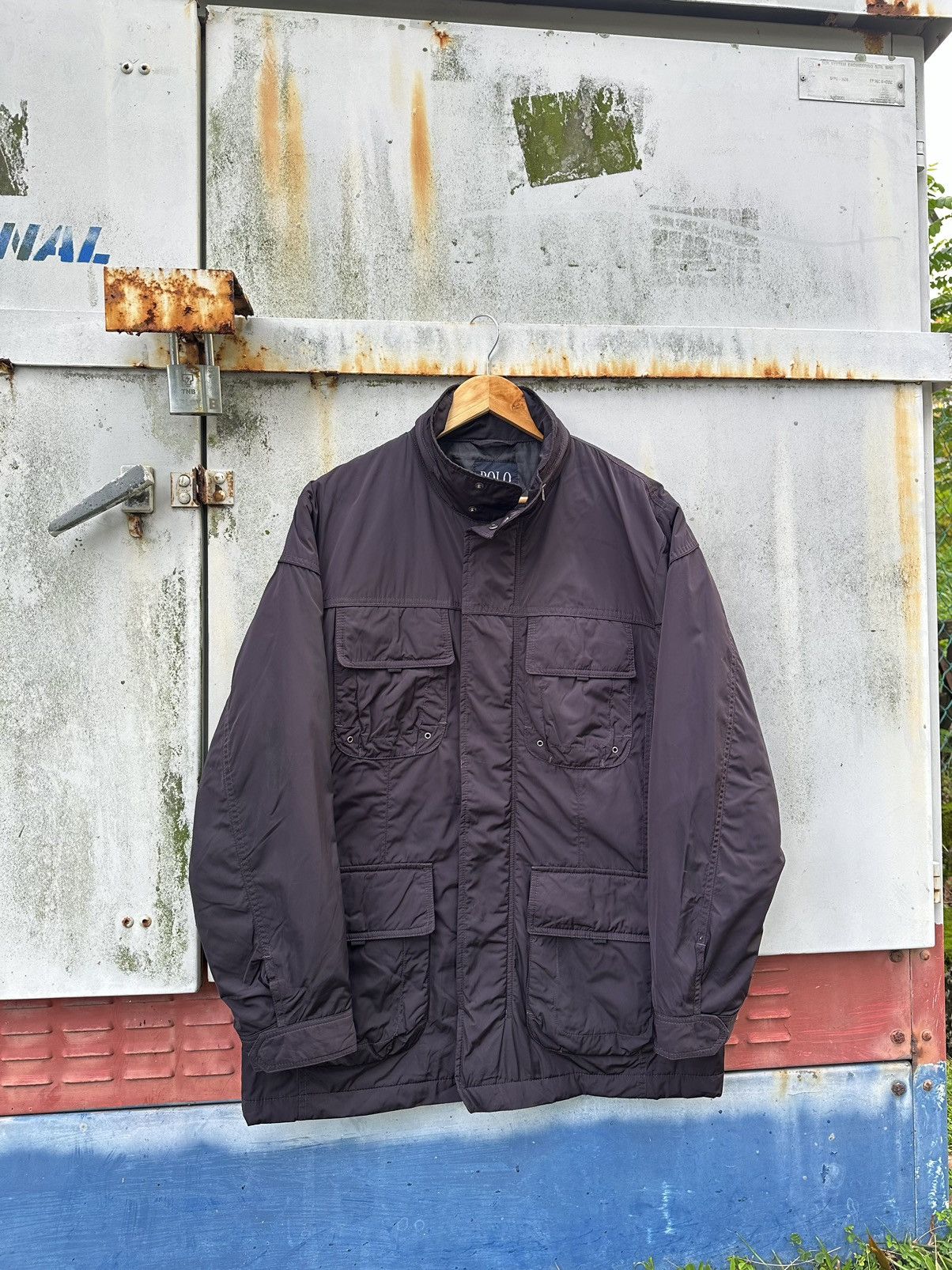 If Six Was Nine 👹Polo British Country Black Utility Jacket Size US L / EU 52-54 / 3 - 3 Thumbnail