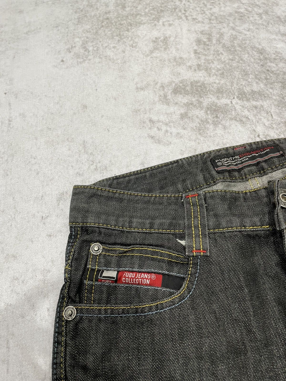 Hysteric Glamour × If Six Was Nine × Le Grande Bleu (L.G.B.) 2000s Fubu poem jnco denim y2k style Size US 29 - 3 Thumbnail