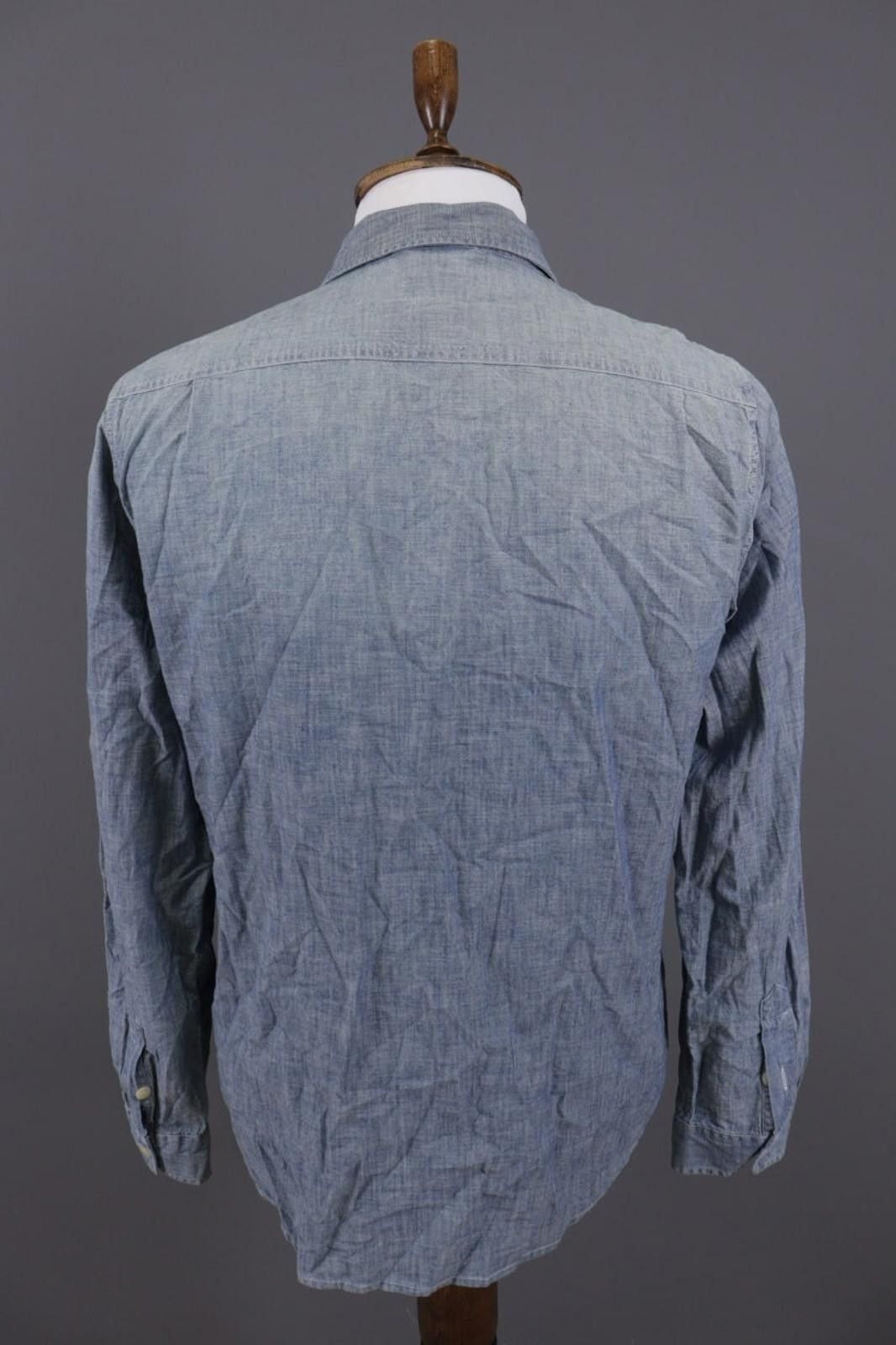Denim & Supply Ralph Lauren Denim & Supply Ralph Lauren Blue Denim Pockets Shirt Size M Size US M / EU 48-50 / 2 - 7 Thumbnail