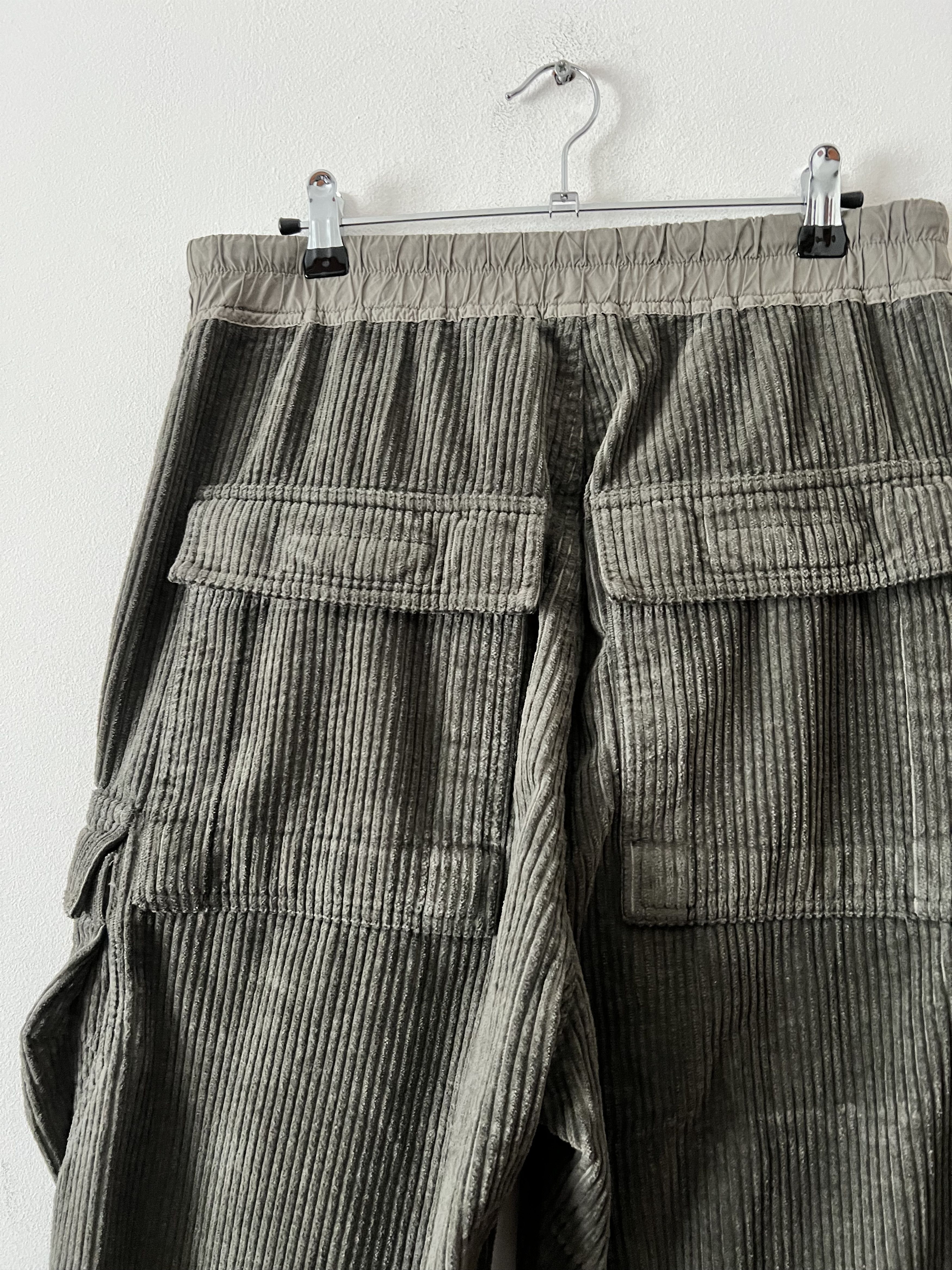 Rick Owens Drkshdw BNWT Double Jumbo Cargo Belas Corduroy Size US 30 / EU 46 - 11 Thumbnail