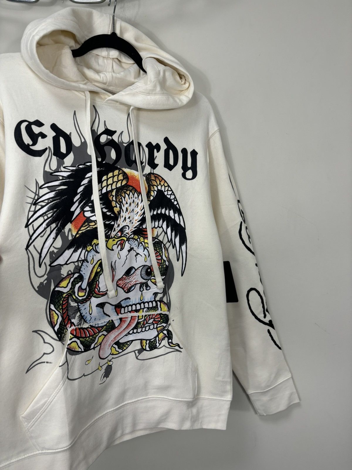 Ed Hardy Ed Hardy Tattoo Skull Eagle Logo NEW Hype Y2K Hoodie Size US M / EU 48-50 / 2 - 9 Thumbnail