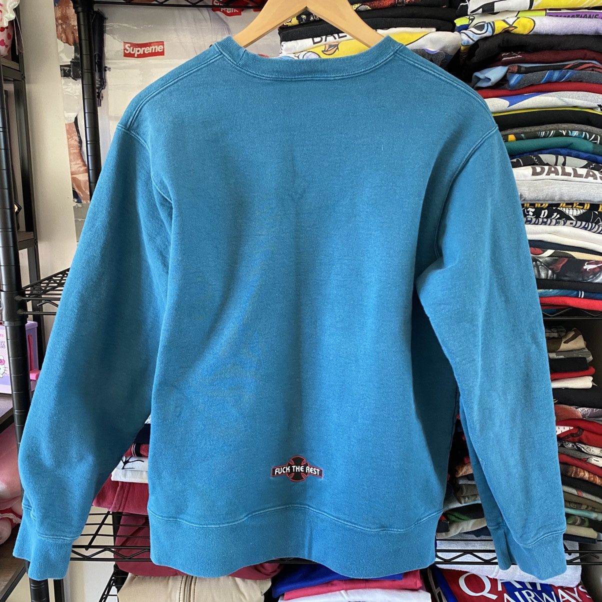 Supreme Surpeme Independent Truck Co Crewneck Sweatshirt Teal 2017 Size US M / EU 48-50 / 2 - 6 Thumbnail