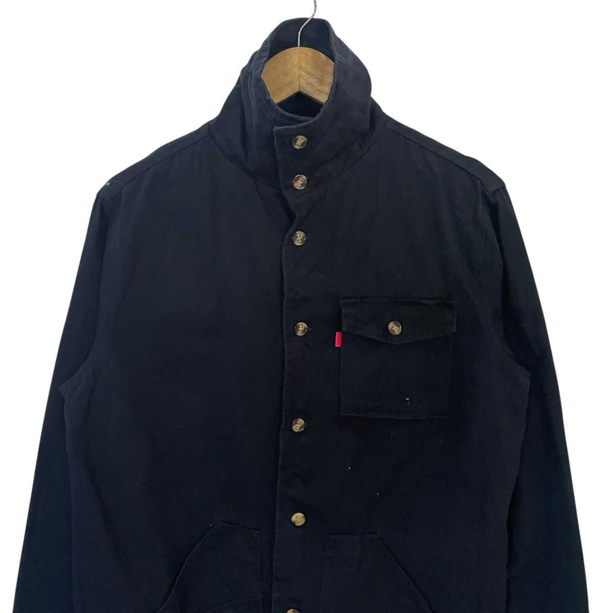 Japanese Brand Vintage Balloe Jeans Tactical Black Jacket Size US M / EU 48-50 / 2 - 2 Thumbnail