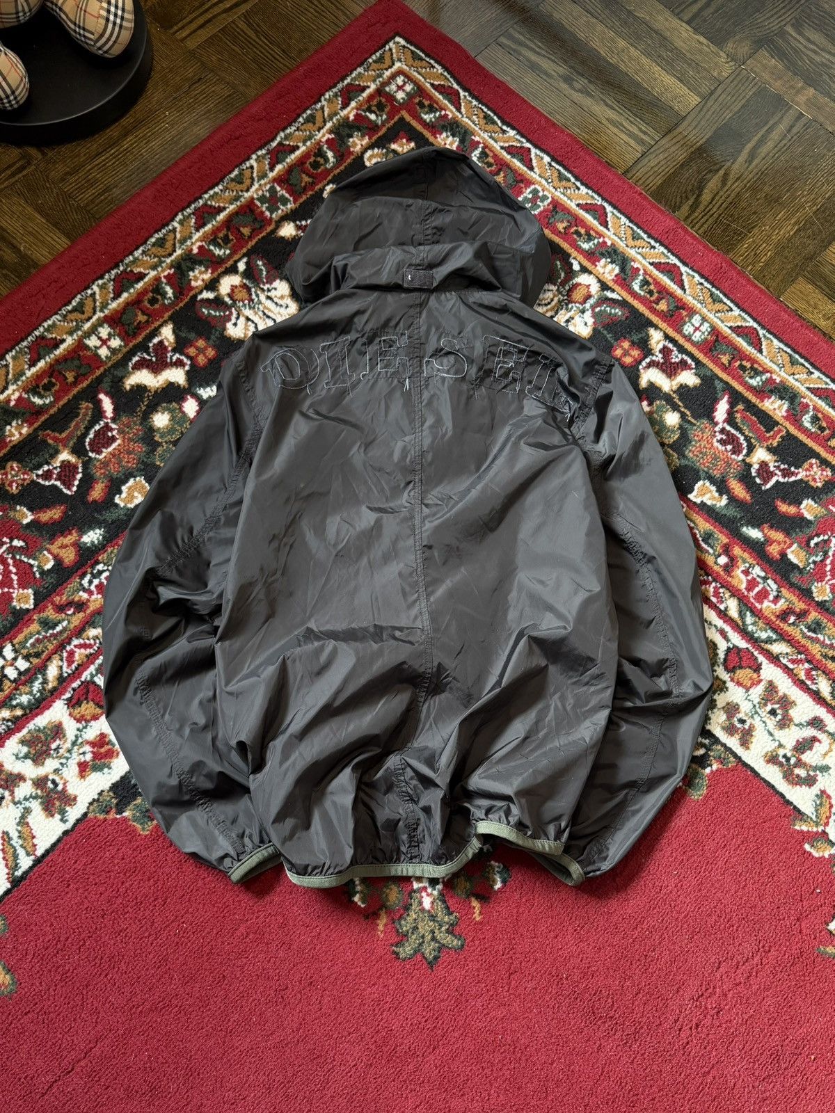 Diesel Y2K Diesel Distressed Full Zip Long Sleeve Windbreaker Size US XS / EU 42 / 0 - 1 Thumbnail