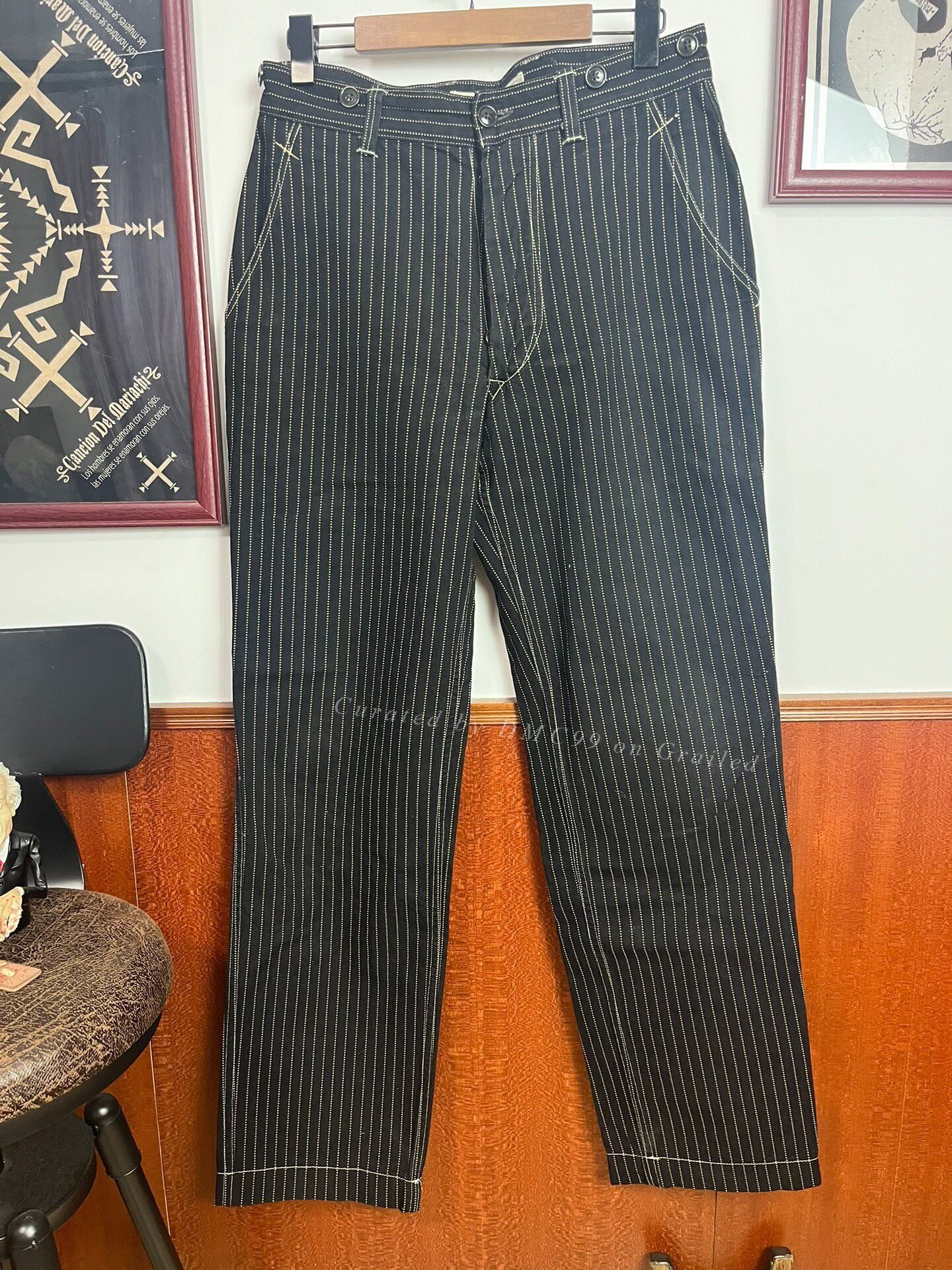 Freewheelers Freewheelers Black Work Utility Pants Size US 30 / EU 46 - 1 Thumbnail