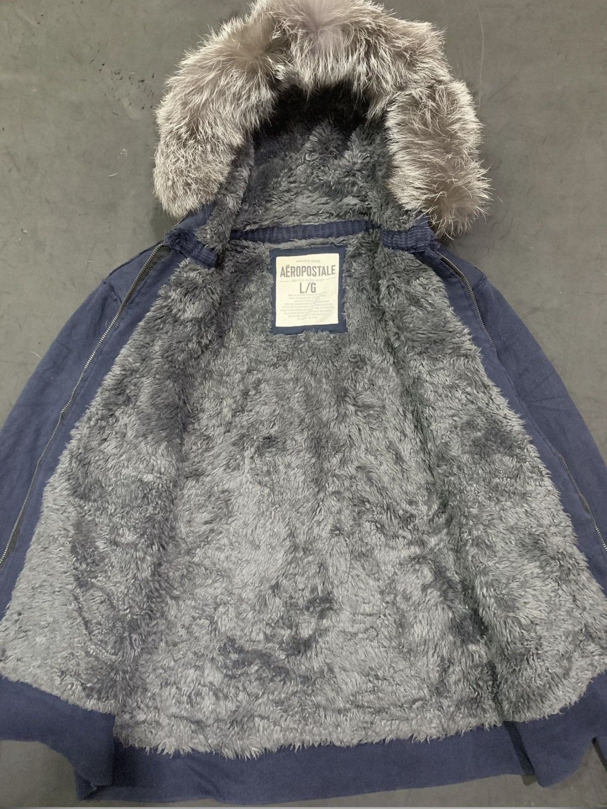 Aeropostale Aeropostale faux fur hoodie style Ifsixwasnine lgb Size US L / EU 52-54 / 3 - 4 Thumbnail