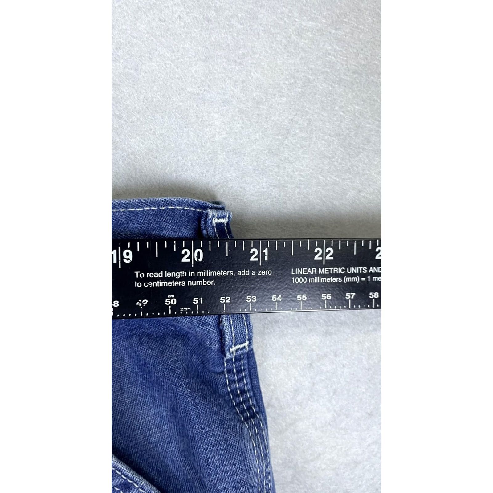 Carhartt Carhartt Jeans Mens 42x32 Blue Medium Wash Relaxed Fit Dungaree Workwear B13 Size US 42 / EU 58 - 6 Thumbnail