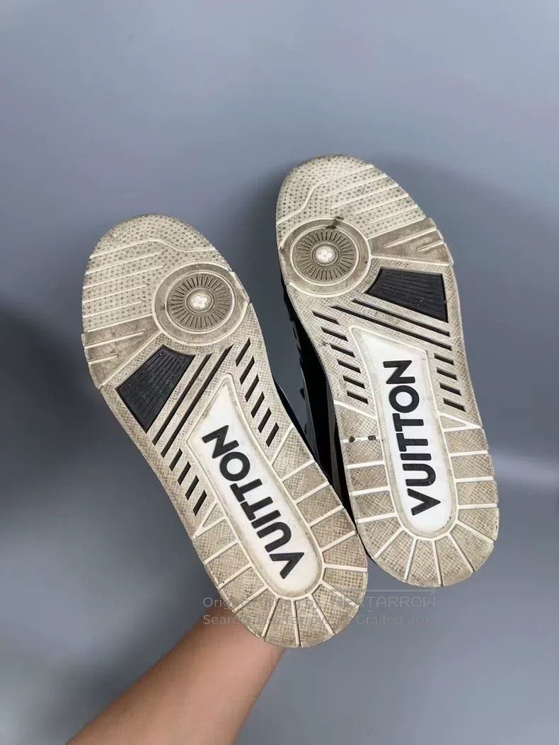 Louis Vuitton Louis Vuitton Black and white panda high-top casual shoes Size US 7 / EU 40 - 9 Thumbnail
