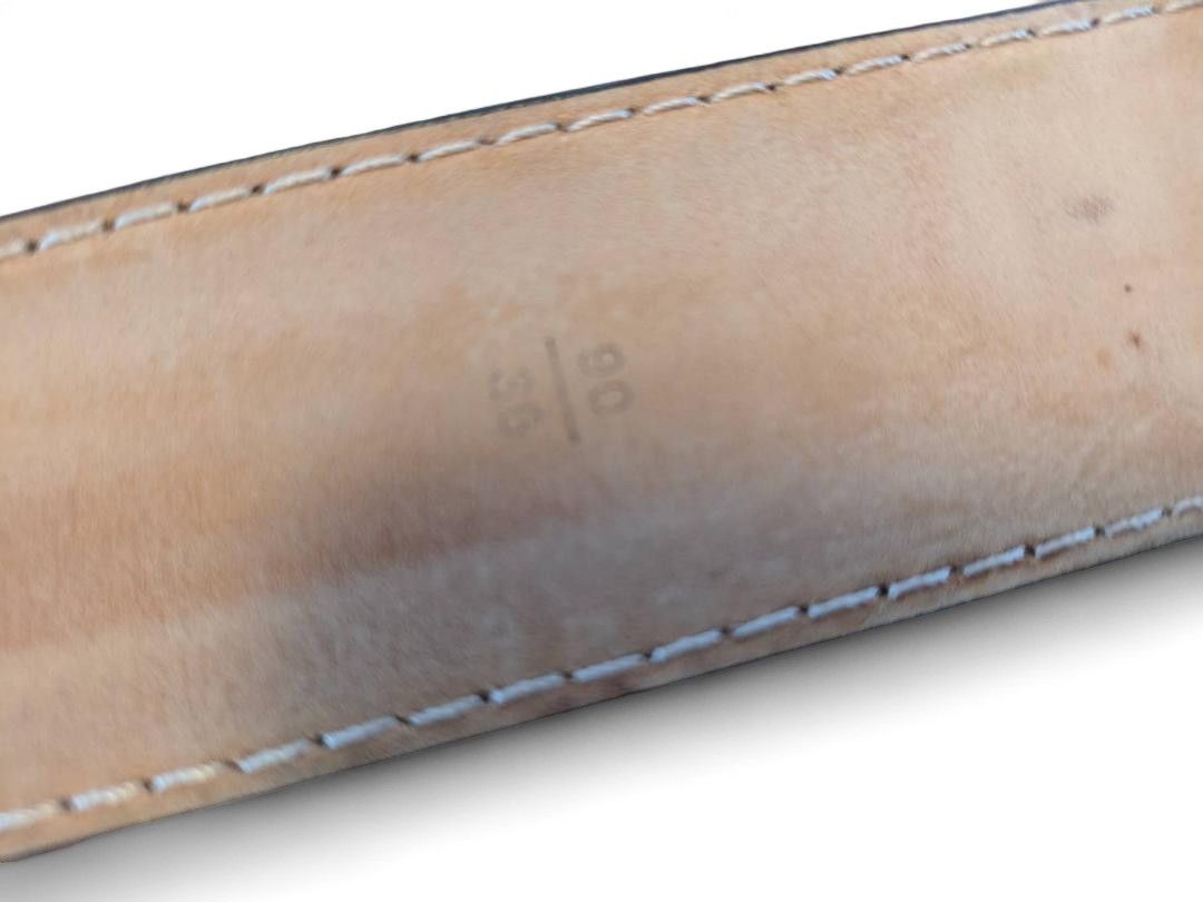 Louis Vuitton Louis Vuitton - Leather Monogram Belt Brown LV Size ONE SIZE - 6 Thumbnail