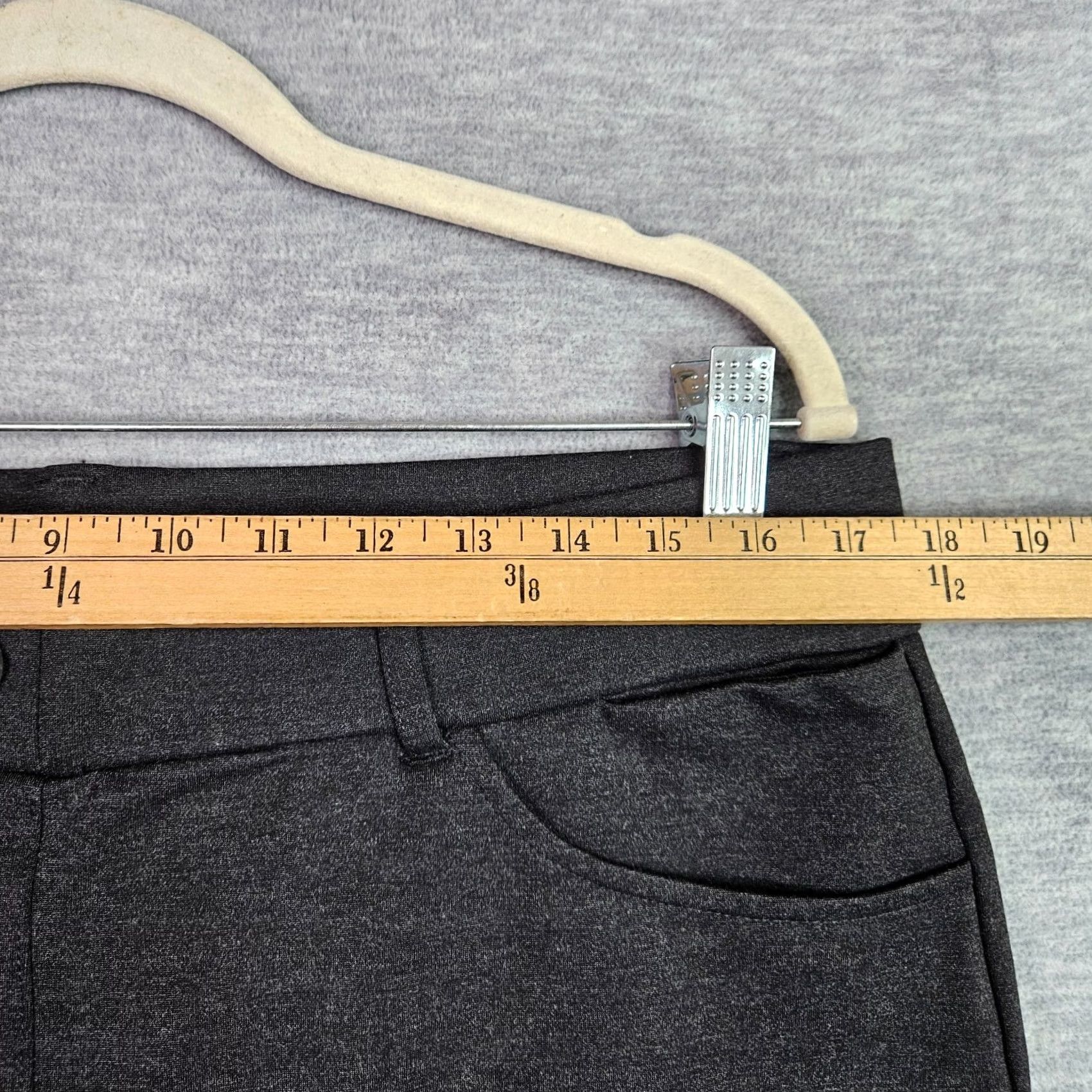 Vintage Betabrand Pants Women XL Black Bootcut Stretch Work Career Pull on Size 40" / US 18 - 7 Thumbnail