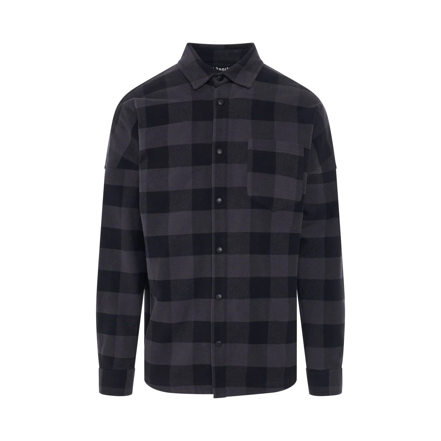 o1gr1nt0325 Classic Logo Over Shirt in Black White