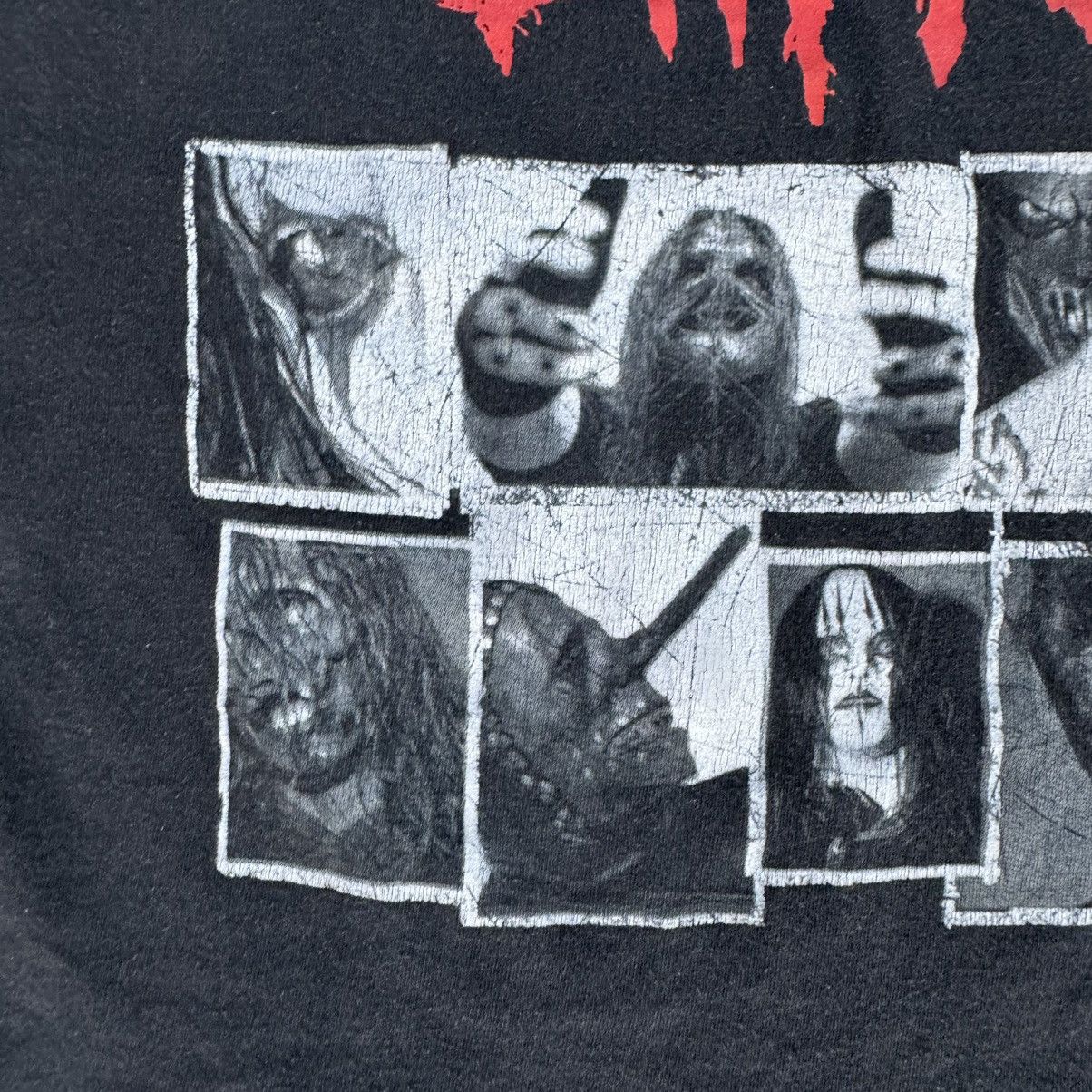 Band Tees × JNCO × Stussy Vintage Y2K 2000s Black Slipknot Grunge Rock Band Tee Large Size US L / EU 52-54 / 3 - 3 Thumbnail