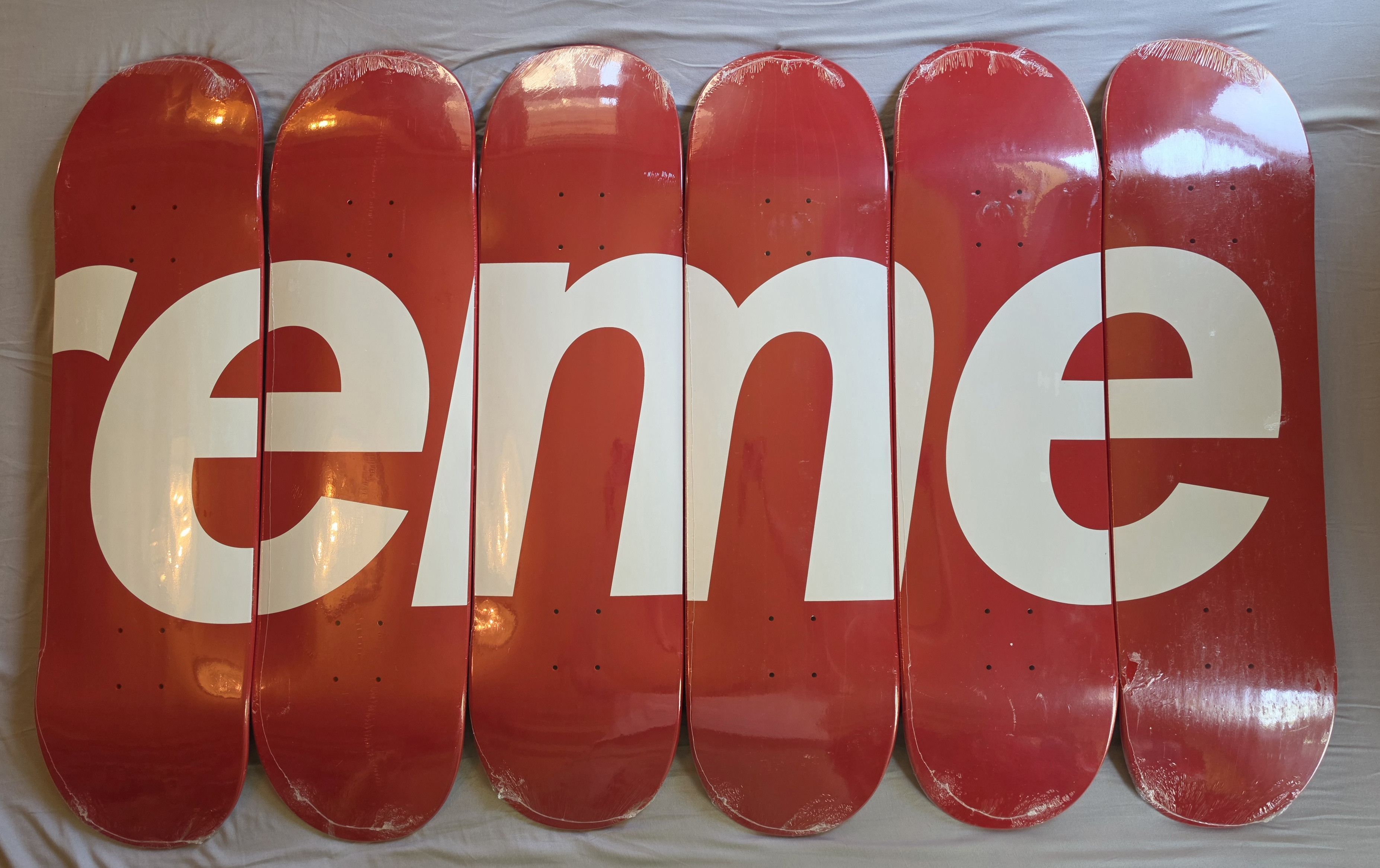 Supreme Supreme Box Logo Skateboard Deck Set Red Size ONE SIZE - 3 Thumbnail