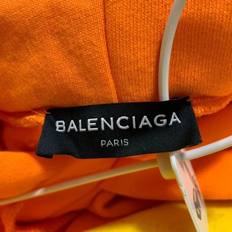 Balenciaga balenciaga color block hoodie with slogan Size US XS / EU 42 / 0 - 7 Thumbnail