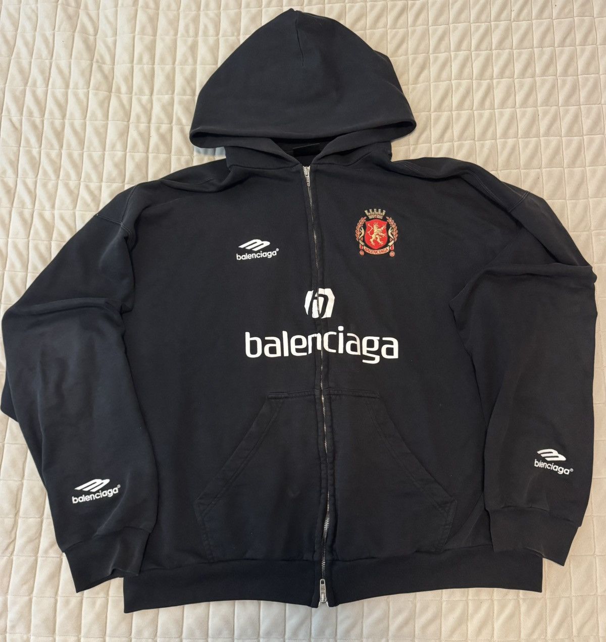 Balenciaga Balenciaga Soccer Zip-Up | Grailed