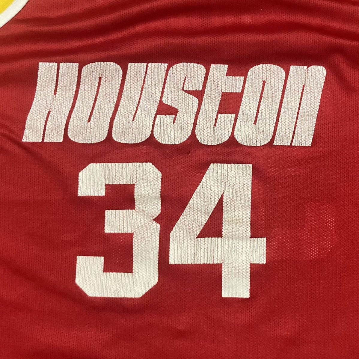 Champion × NBA × Vintage VTG 90’s Huston Rockets Hakeem Olajuwon NBA Jersey Champion Size US XL / EU 56 / 4 - 2 Thumbnail
