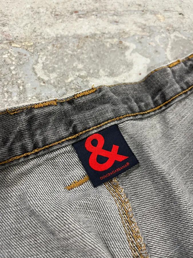 Dolce & Gabbana AW2003 Dolce & Gabbana Grey Anatomic Zip Bondage Denim Jeans Size US 32 / EU 48 - 12 Thumbnail