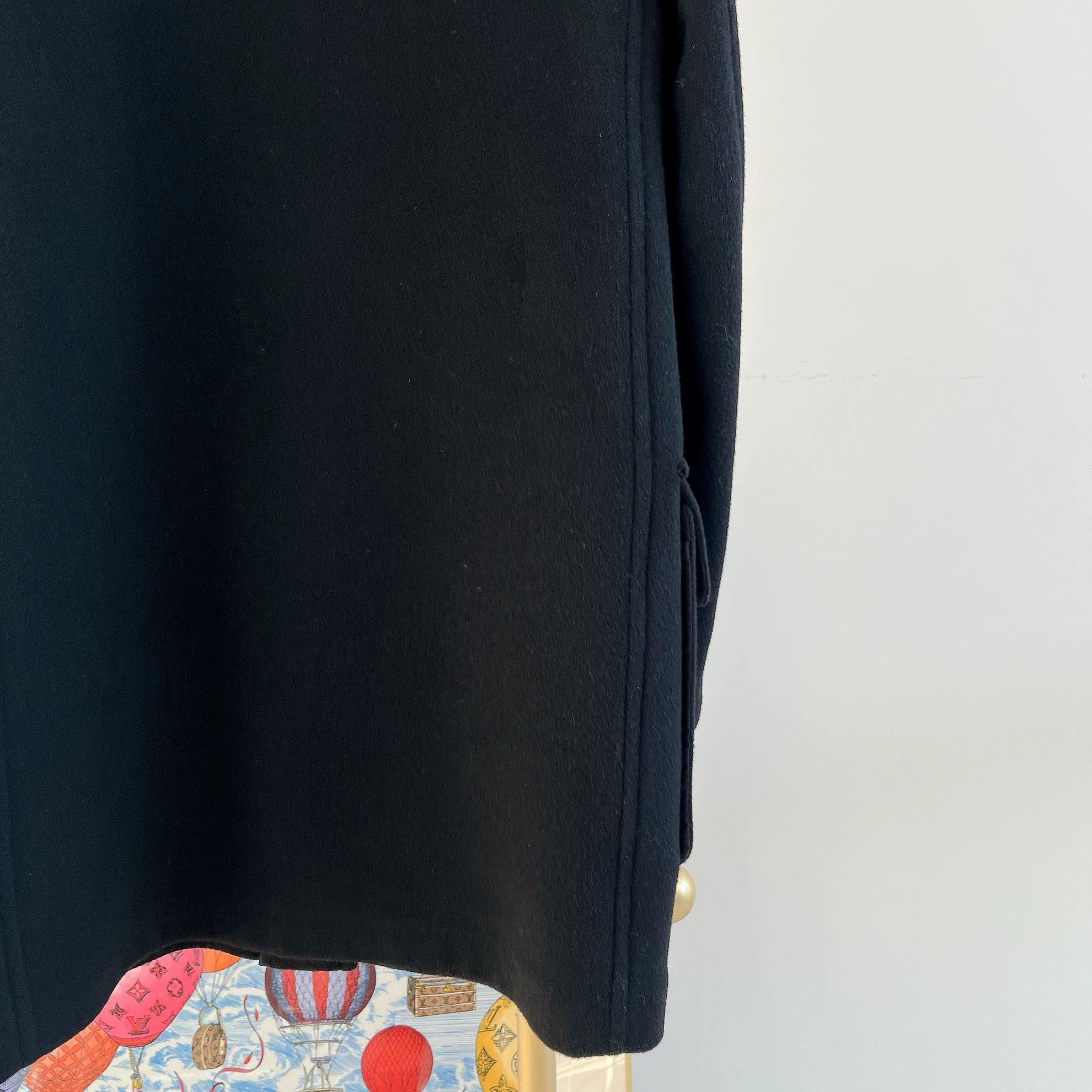 Burberry Burberry black wool coat w/ black horn buttons IT38 Size M / US 6-8 / IT 42-44 - 6 Thumbnail