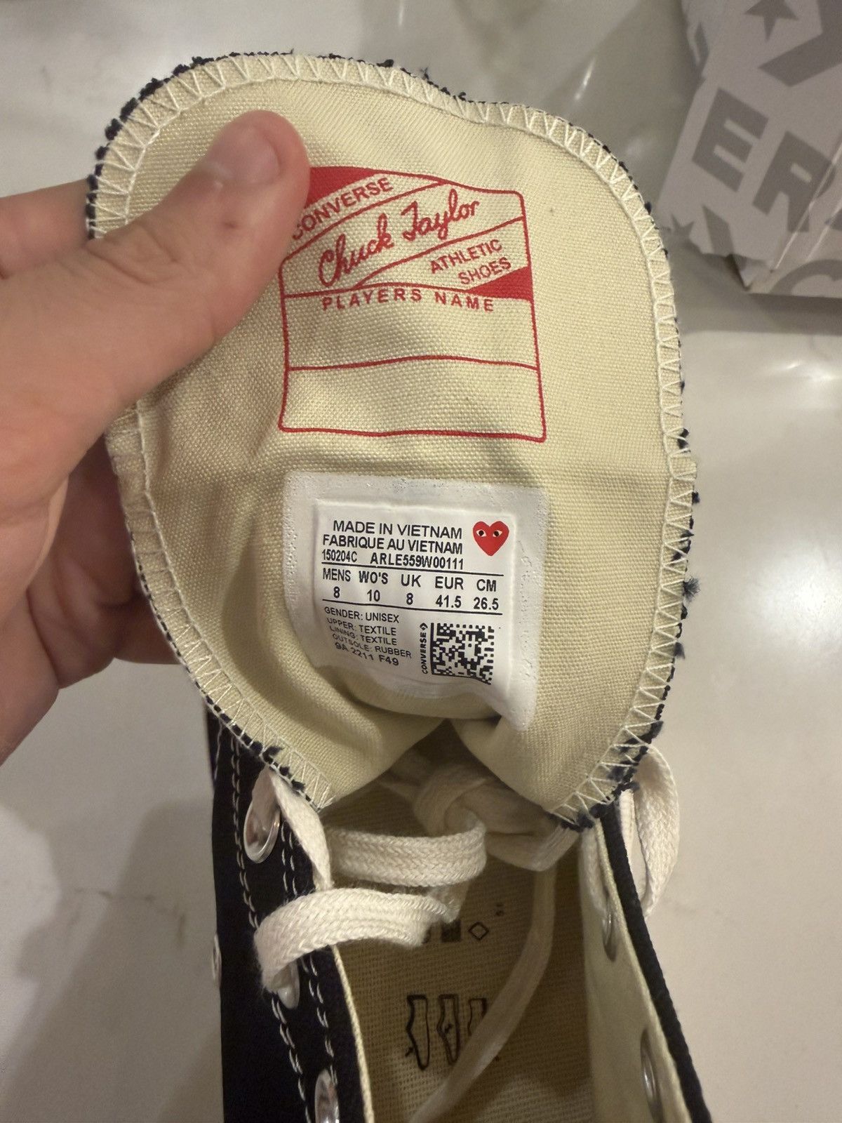 Comme des Garcons PLAY × Converse Brand new CDG Converse Size M10 Size US 10 / EU 43 - 5 Thumbnail
