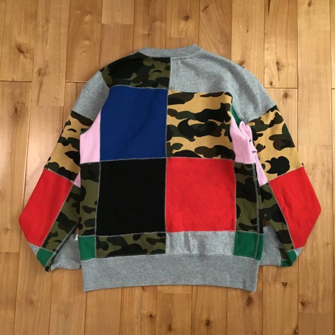Bape BAPE Crazy Patchwork Shark Sweat shirt a bathing ape Size US S / EU 44-46 / 1 - 3 Thumbnail