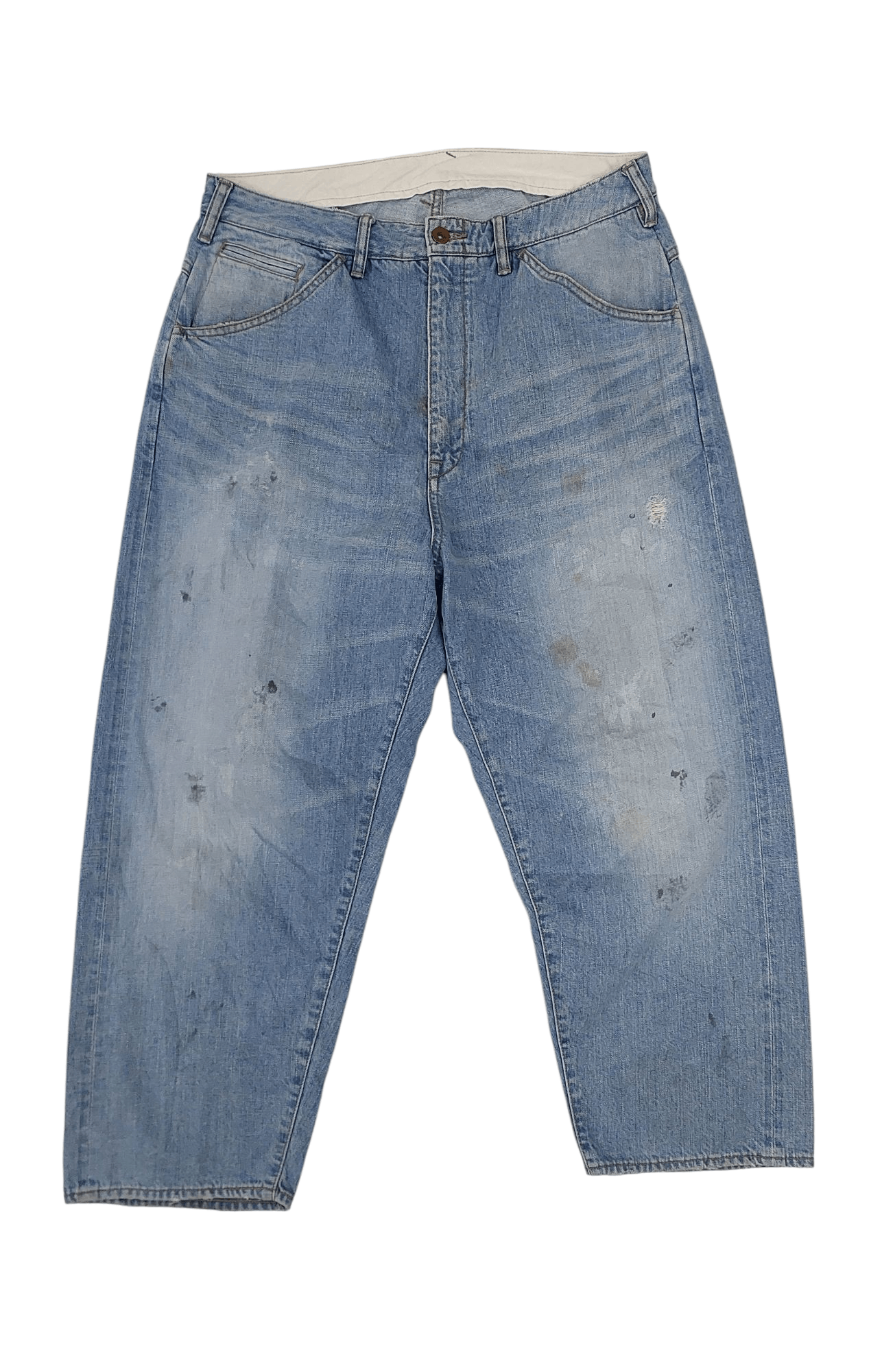 Bukht × Japanese Brand Bukht Trousers Salvage Distressed Jeans Pant Size US 34 / EU 50 - 1 Thumbnail