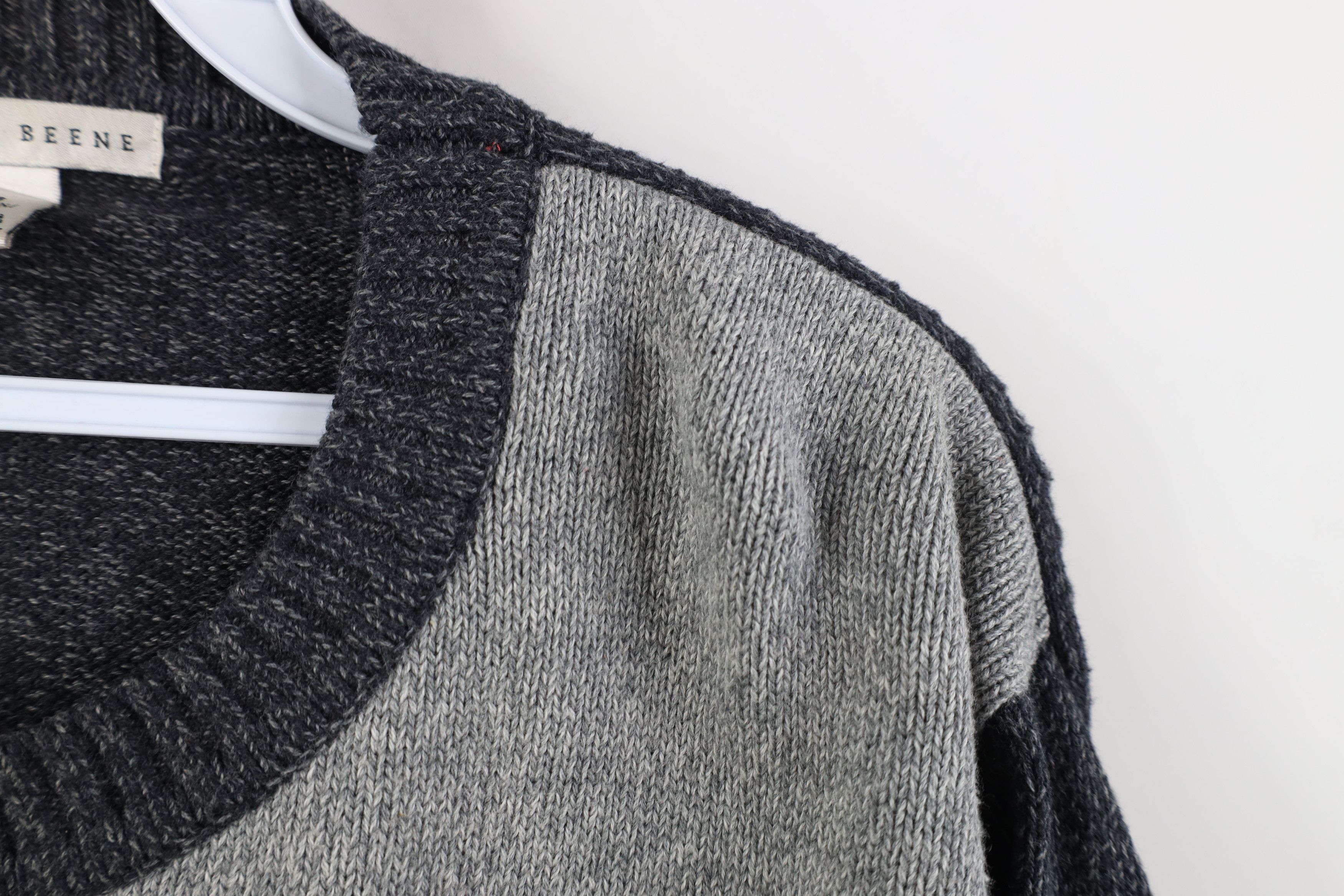 Vintage Vintage 90s Streetwear Tone Cable Knit Crewneck Sweater Size US XL / EU 56 / 4 - 8 Thumbnail
