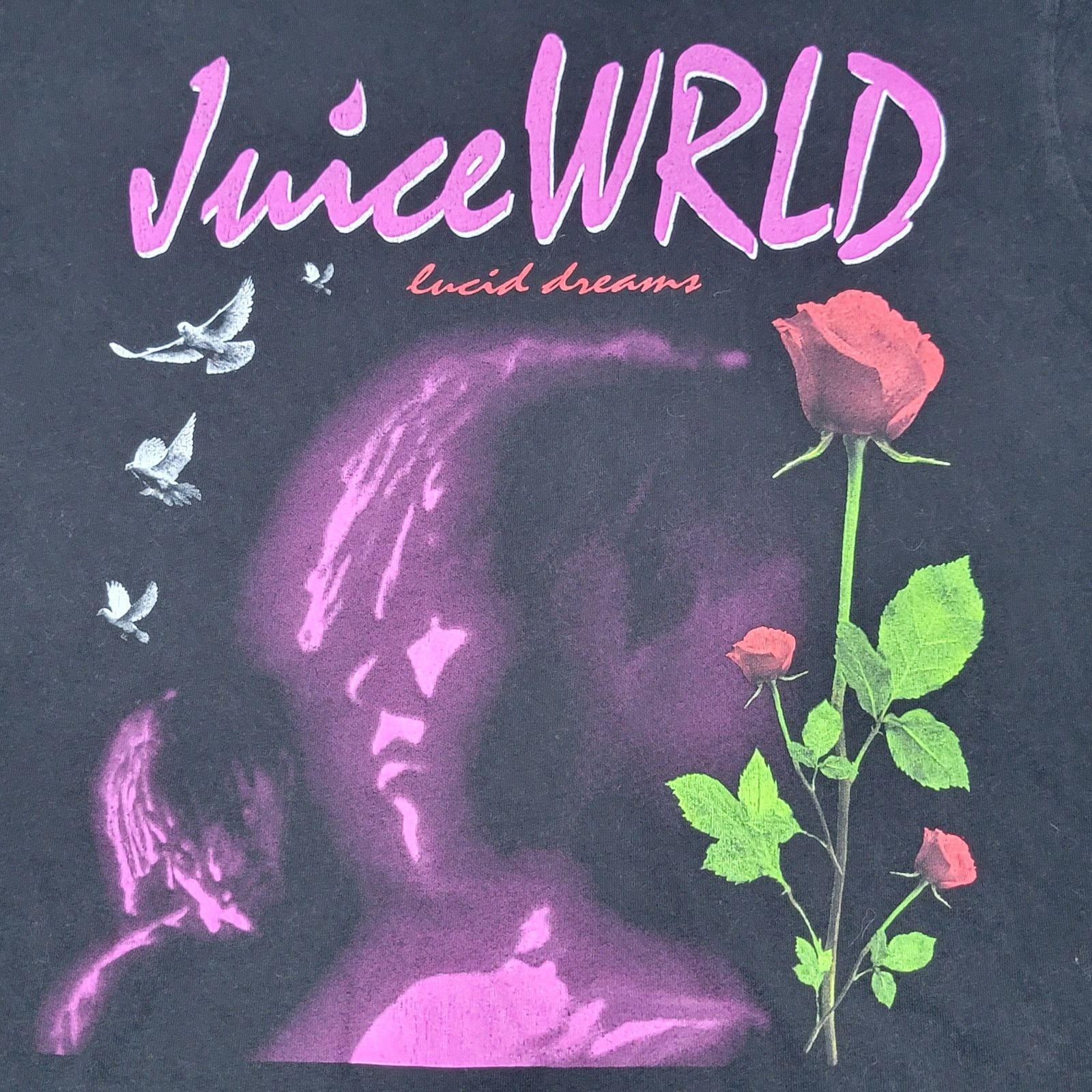 Other Juice Wrld Black Unisex Tee "Lucid Dreams" - Size Large Size US L / EU 52-54 / 3 - 2 Thumbnail