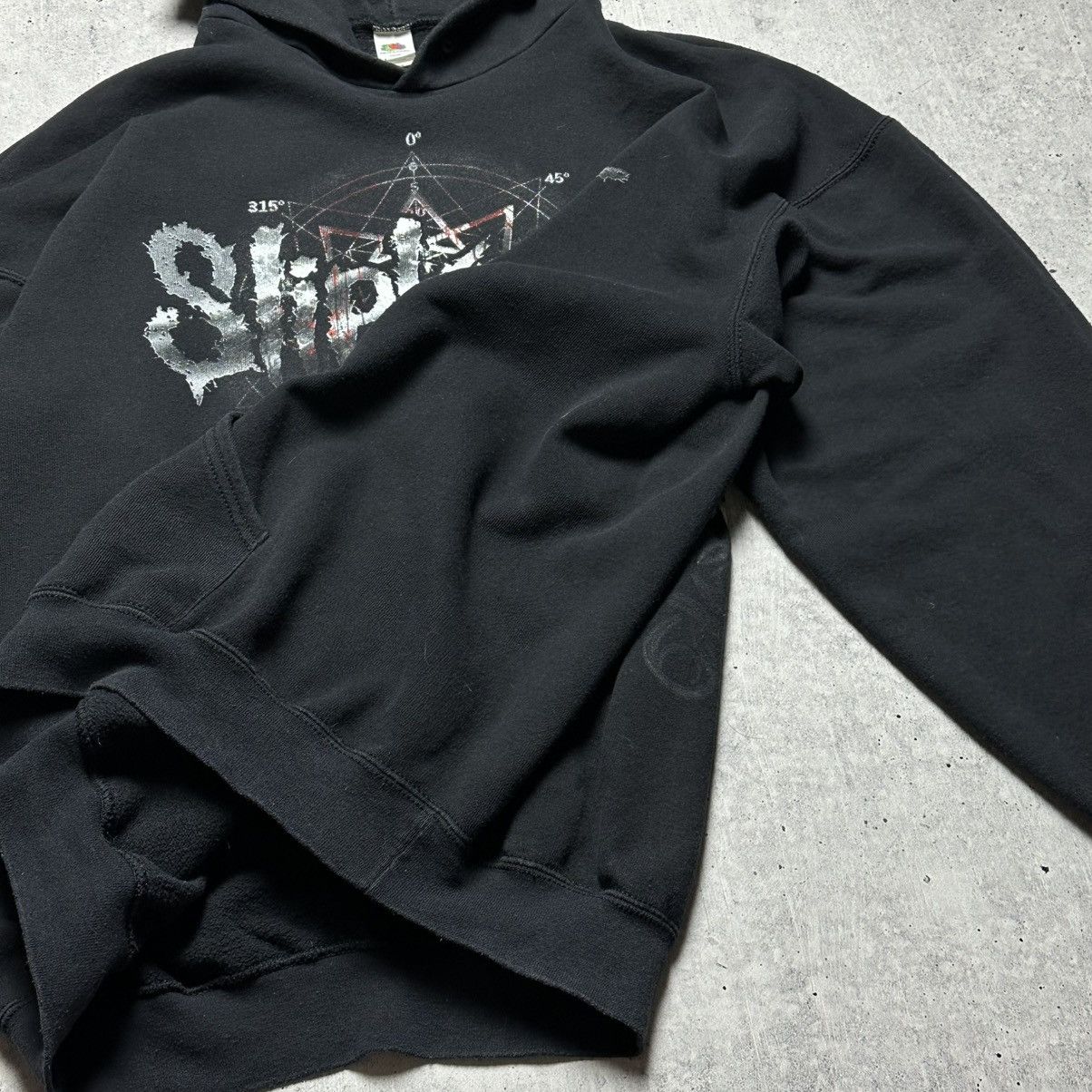 Slipknot × Vintage Slipknot Big Print Vintage Des Mointes Pentagram Hoodie Size US XL / EU 56 / 4 - 7 Thumbnail