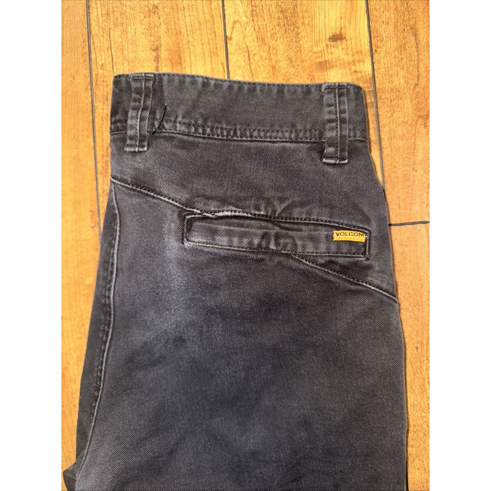 Volcom Volcom Black Denim Jeans Men’s 30x30 Slim Straight Chino Size US 30 / EU 46 - 2 Thumbnail