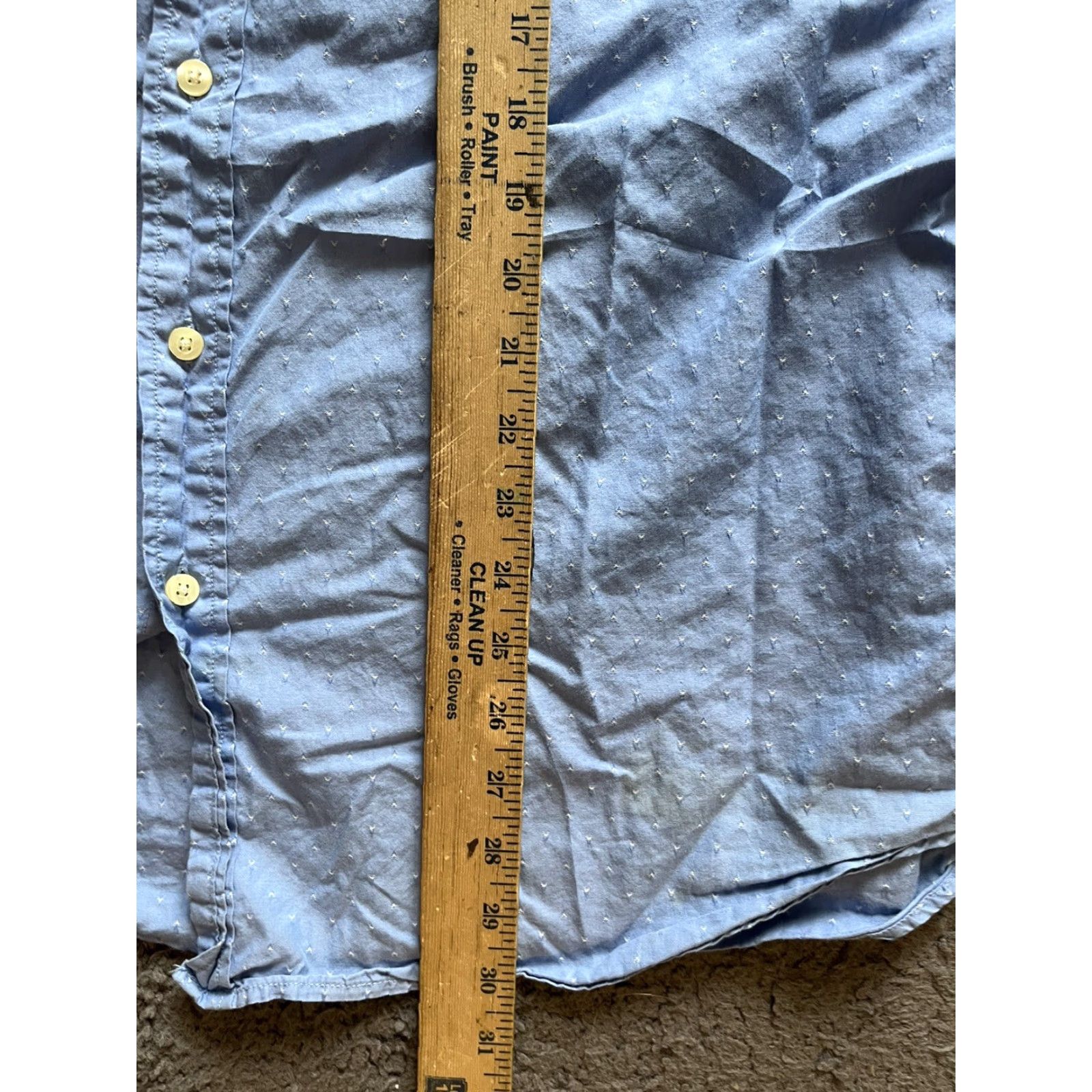 J.Crew VINTAGE J.CREW Shirt Adult XL Blue Polka Dot Button-Down Long Sleeve Slim Fit Mens Size US XL / EU 56 / 4 - 5 Thumbnail