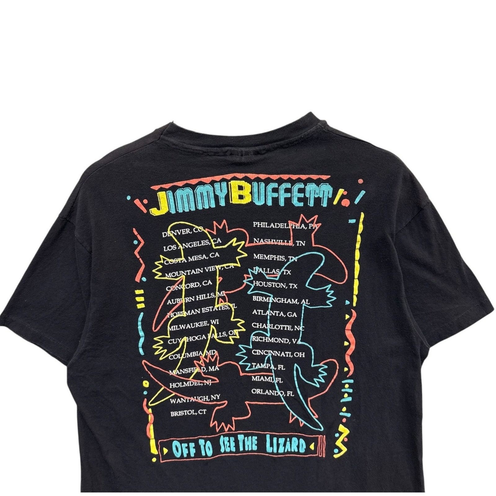 Hanes Vintage Jimmy Buffett Off To See The Lizard Tour Tee 80s XL Size US XL / EU 56 / 4 - 6 Thumbnail