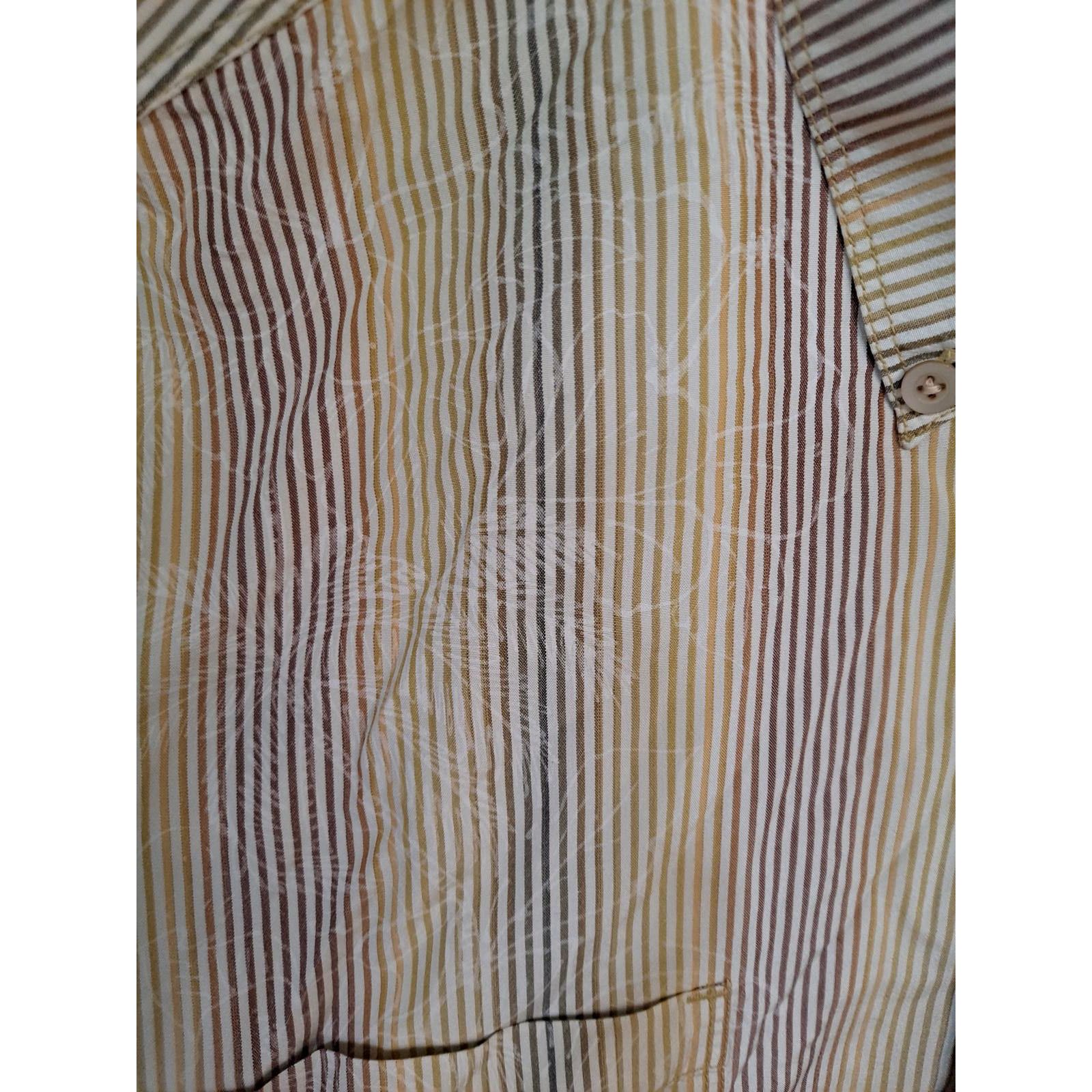 Tommy Bahama Tommy Bahama 100% Silk Colorful Striped BUtton Up Shirt Size Size US L / EU 52-54 / 3 - 5 Thumbnail